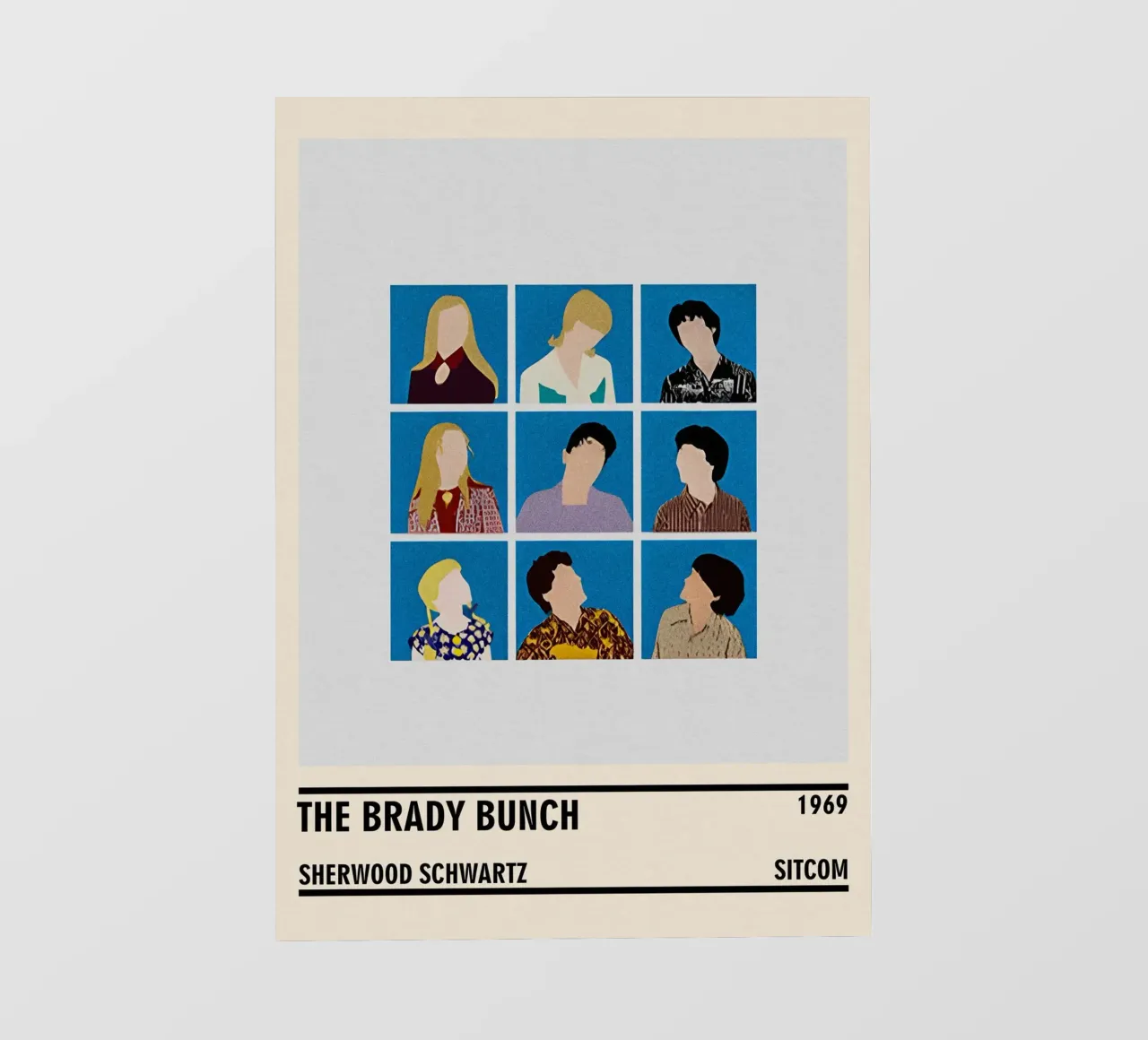 The Brady Bunch telo in pvc da TheArtstudio