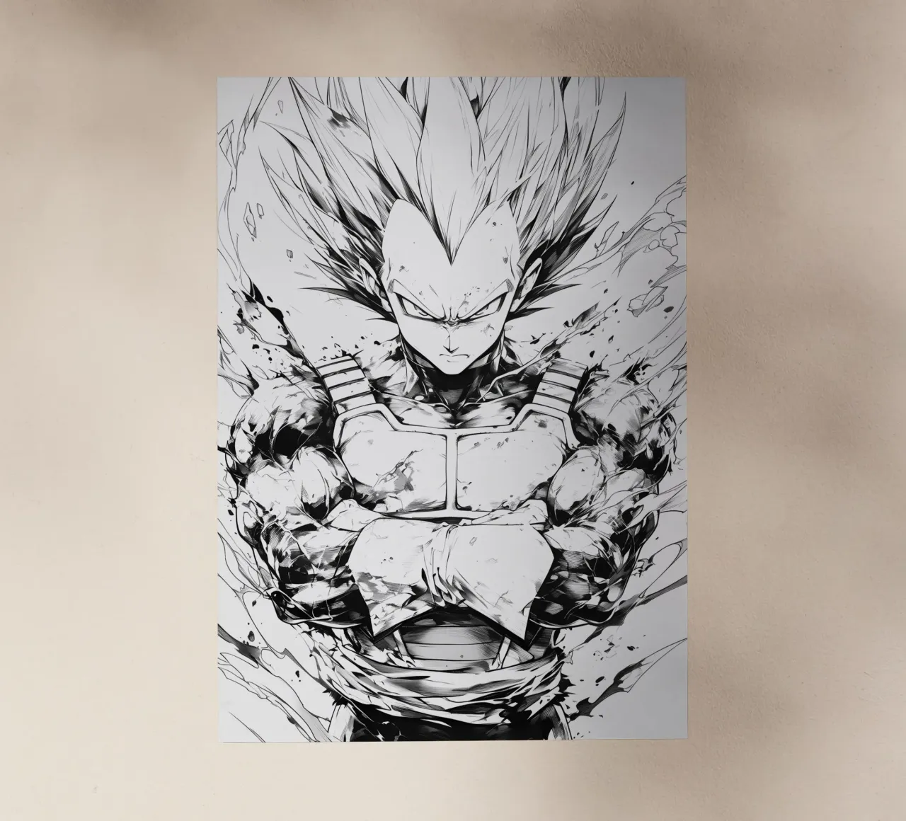 Vegeta black and white pellicola backlit da CreativeStudio