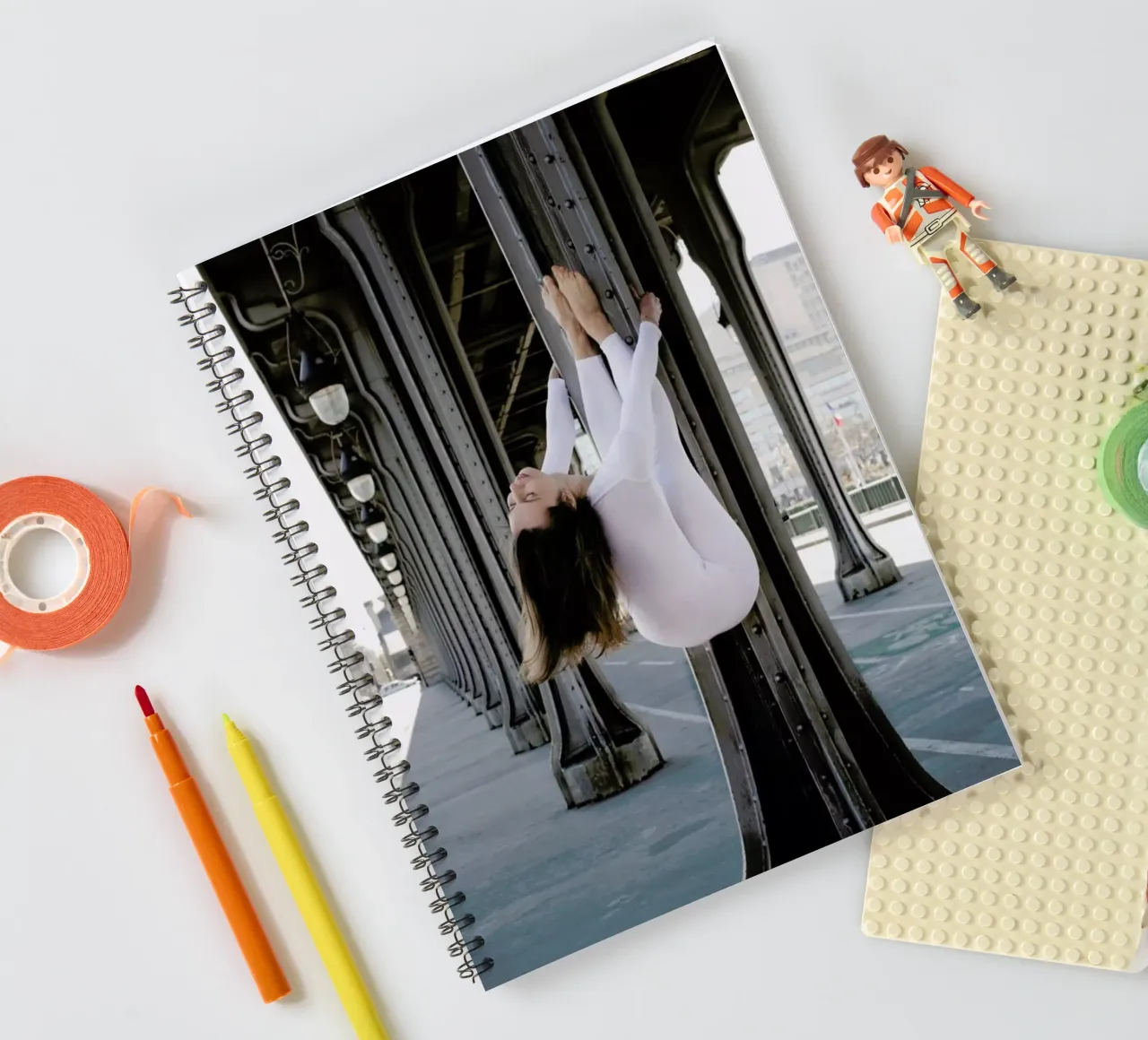Paris #1 spiral notebook by The Urban Yoga