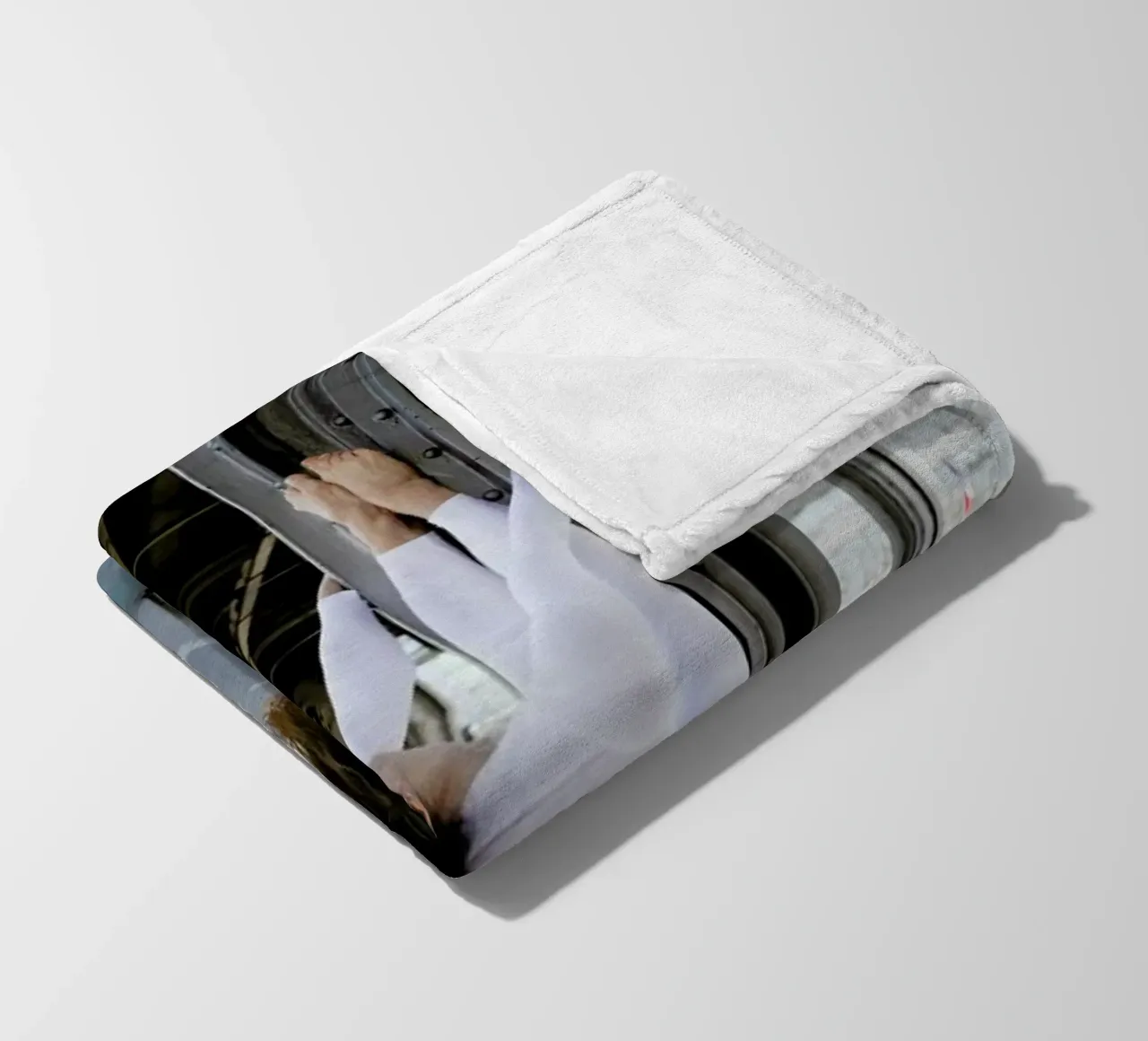 Paris #1 fleece blanket by The Urban Yoga