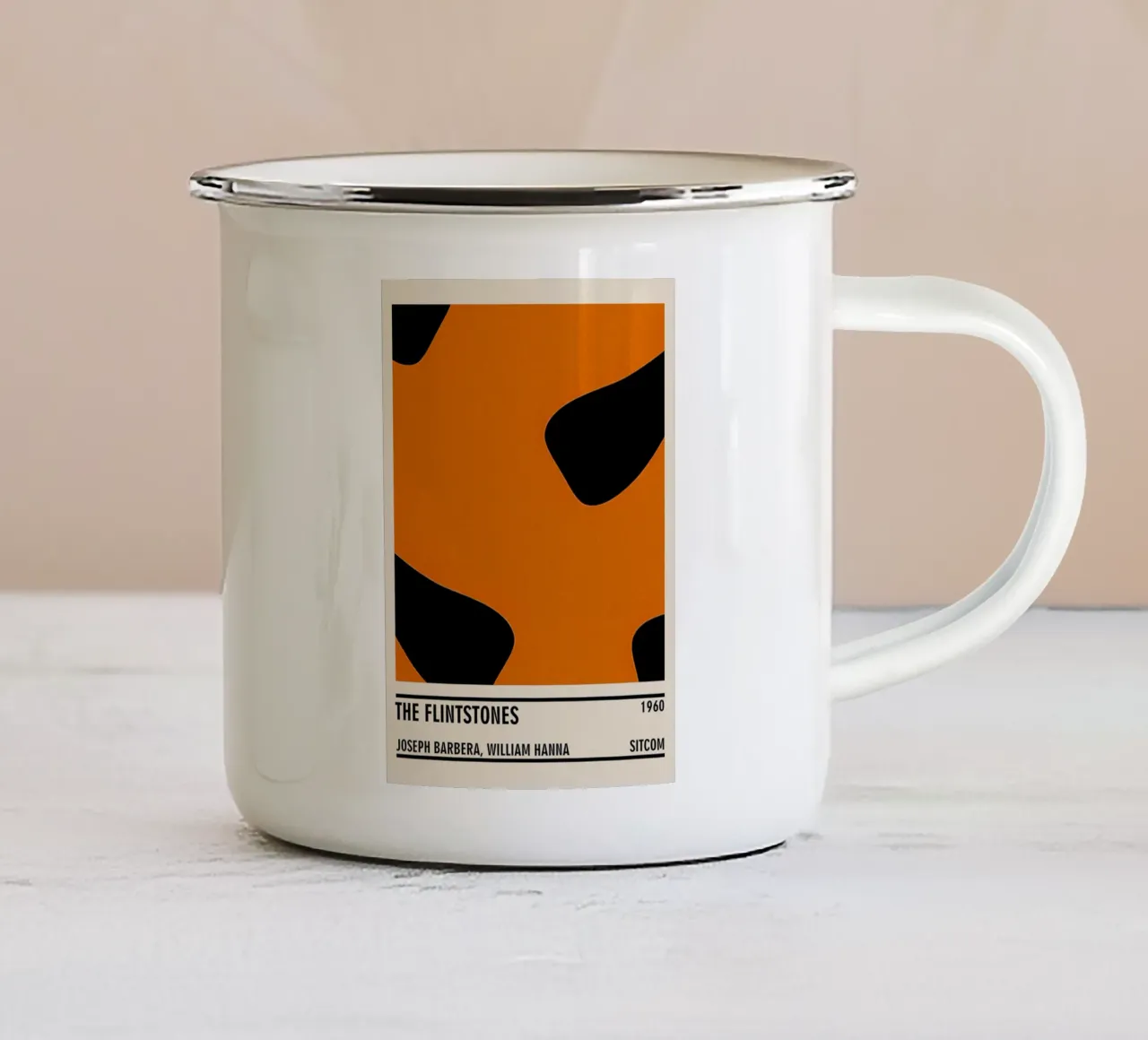 The Flintstones tazza in smalto da TheArtstudio