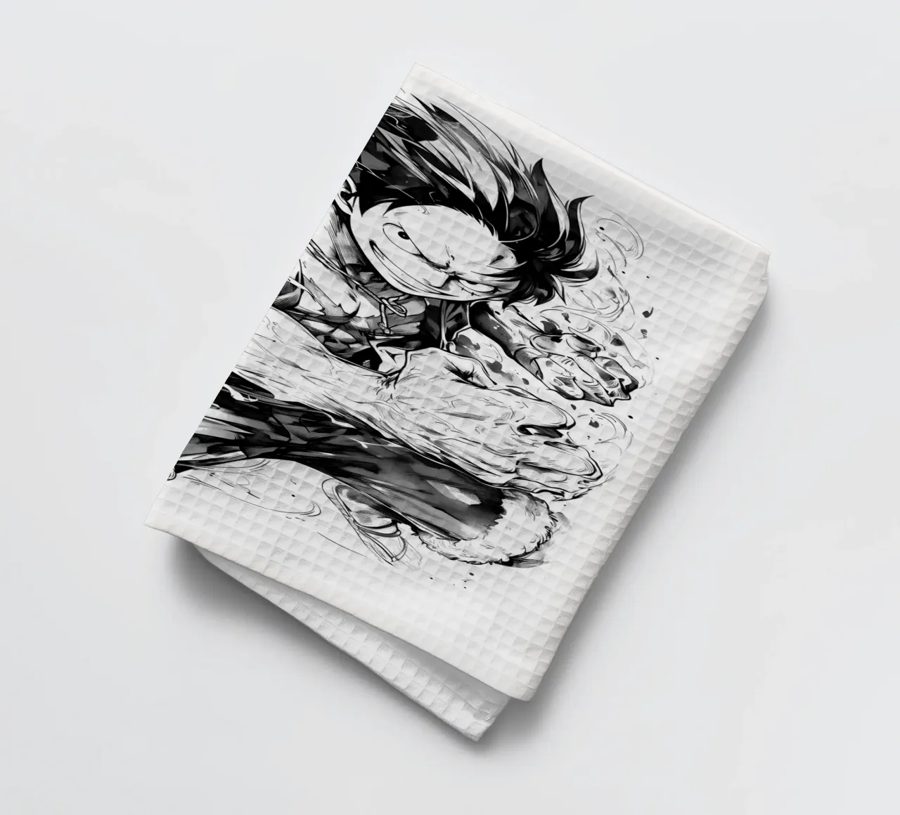 LUffy Gear 5 black and white canovaccio da cucina da CreativeStudio