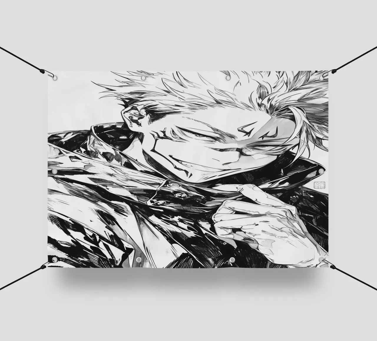 Sucuna black and white telo in pvc da CreativeStudio