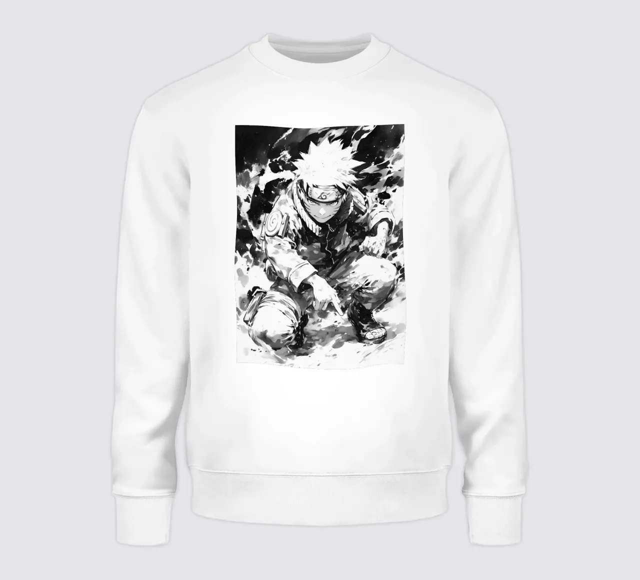 Naruto black and white felpa da CreativeStudio