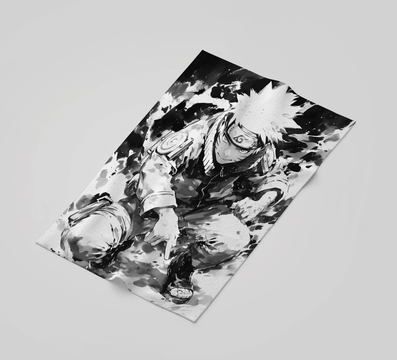 Naruto black and white telo mare da CreativeStudio