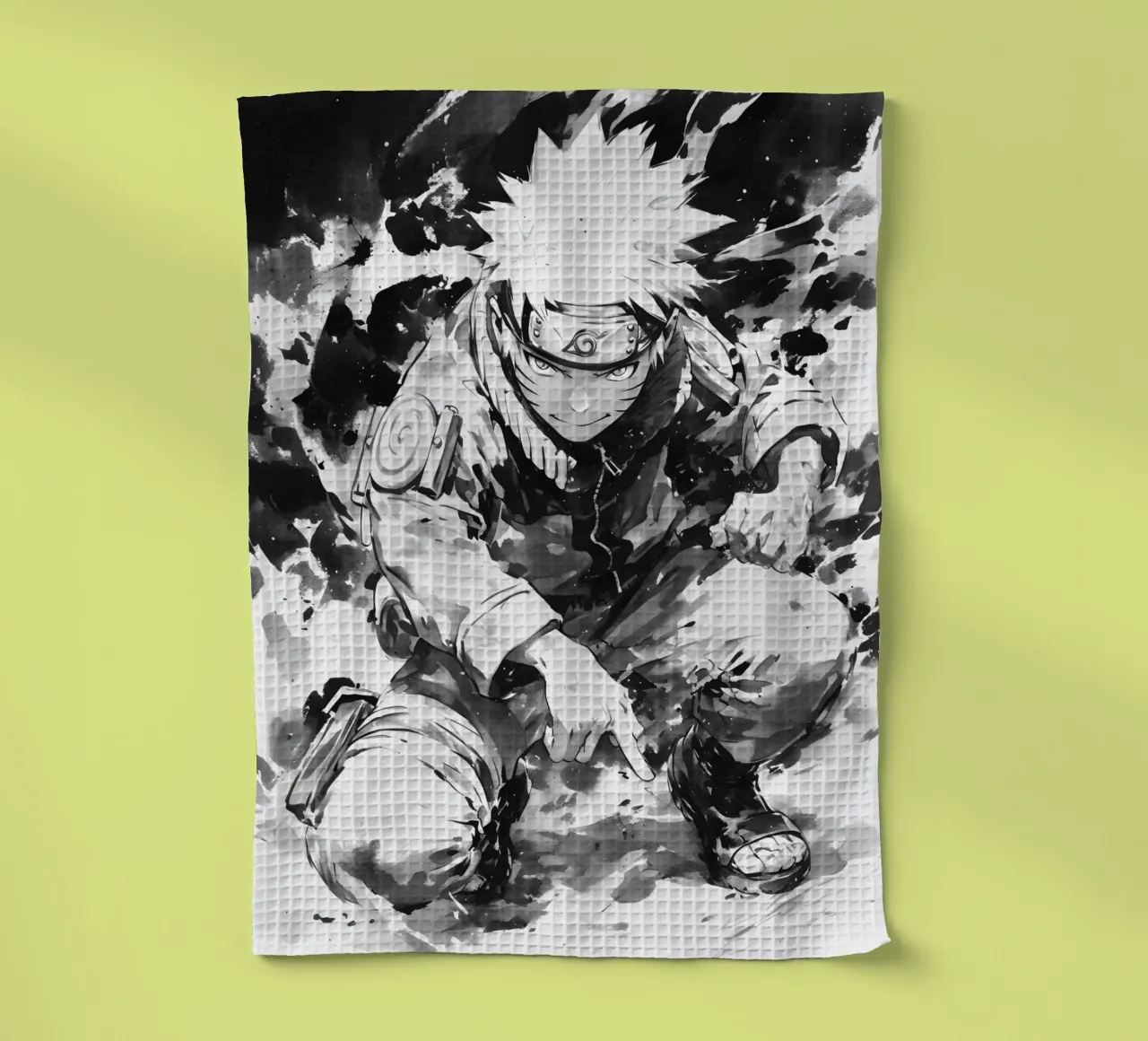 Naruto black and white canovaccio da cucina da CreativeStudio