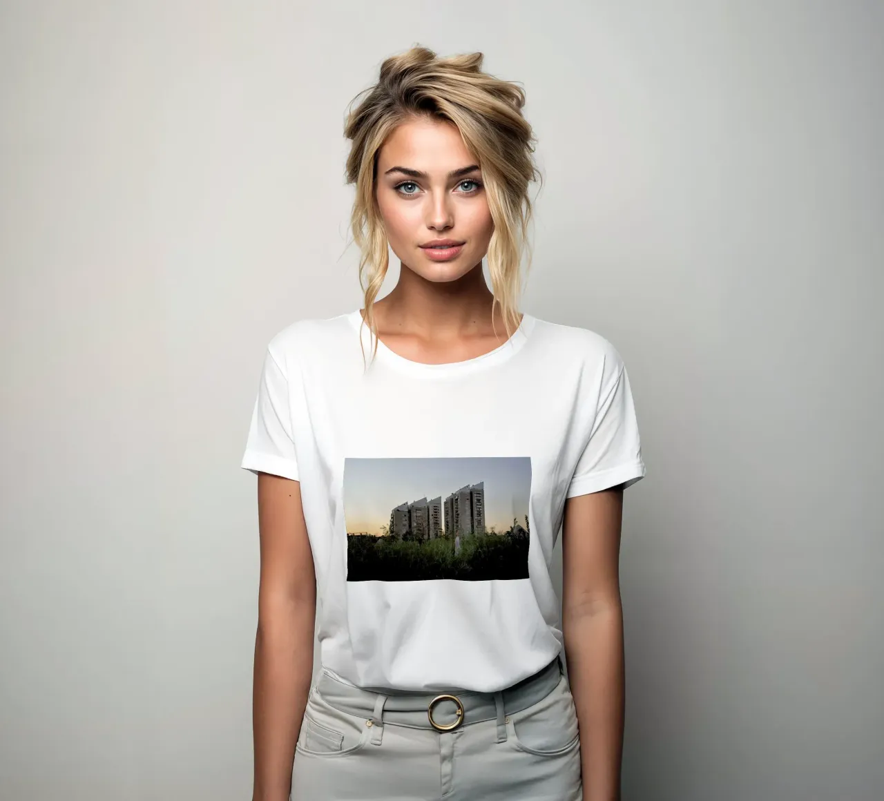 Ljubljana #4 women's fitted t-shirt by The Urban Yoga