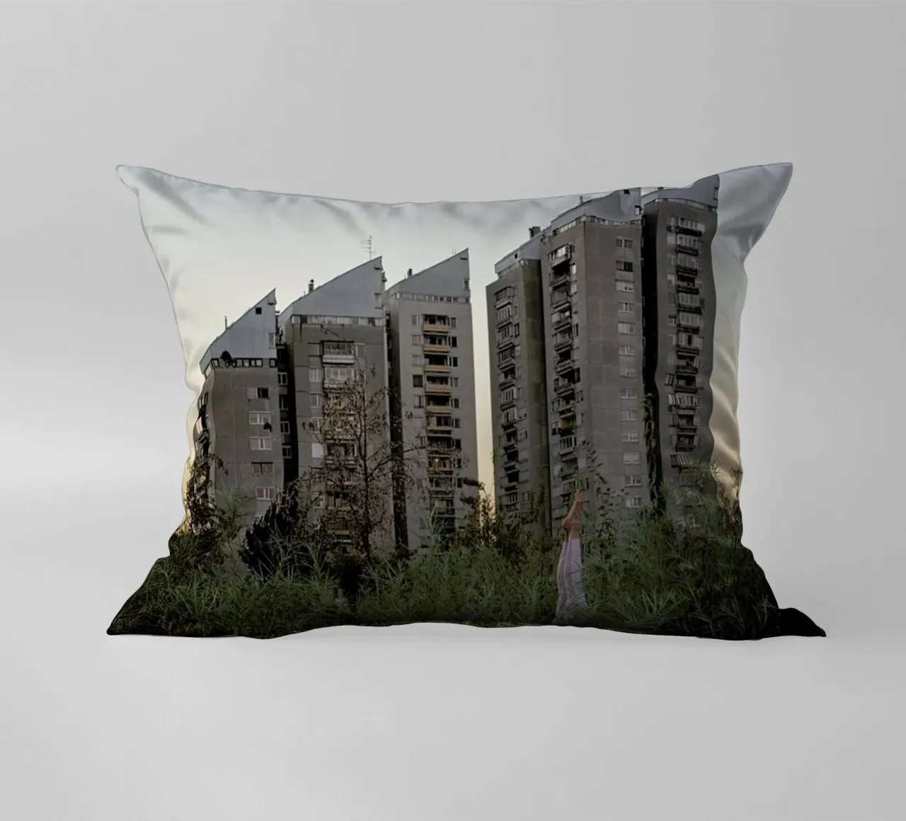 Ljubljana #4 decorative cushion by The Urban Yoga