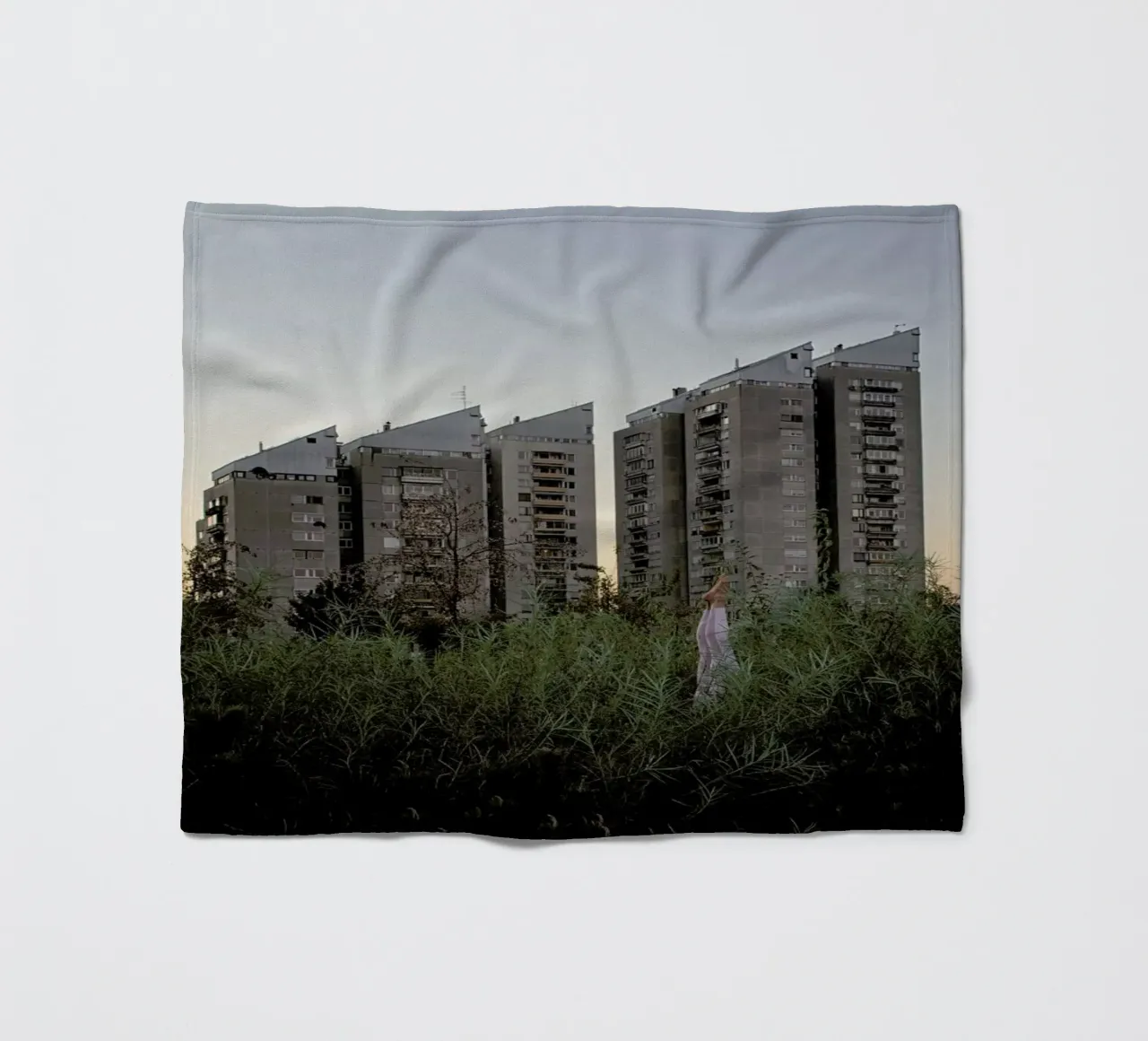 Ljubljana #4 fleece blanket by The Urban Yoga