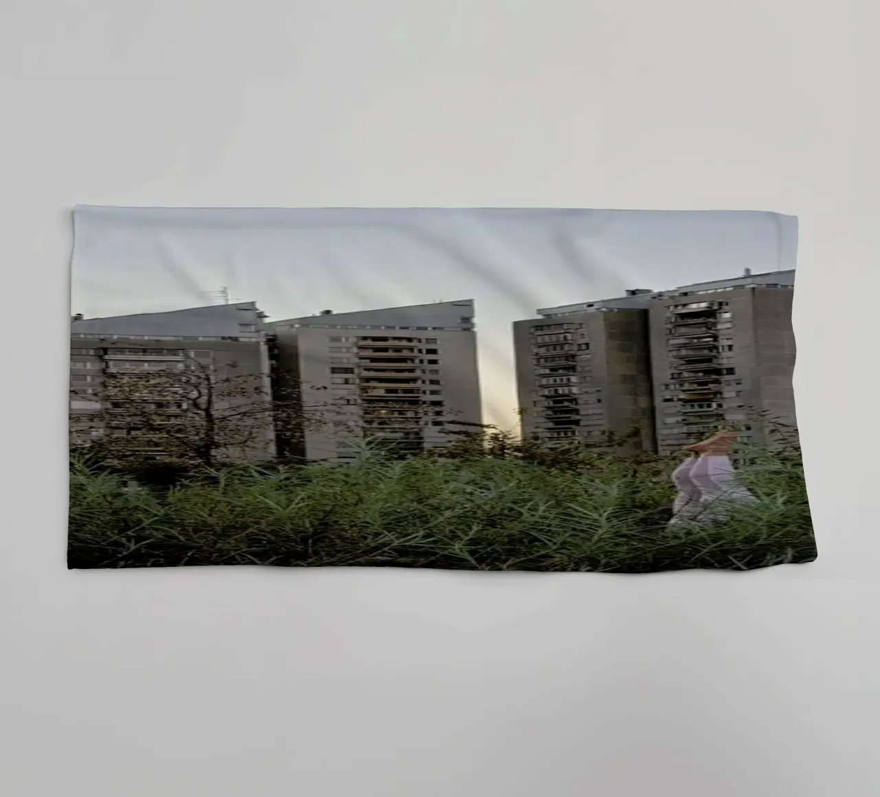 Ljubljana #4 towel by The Urban Yoga