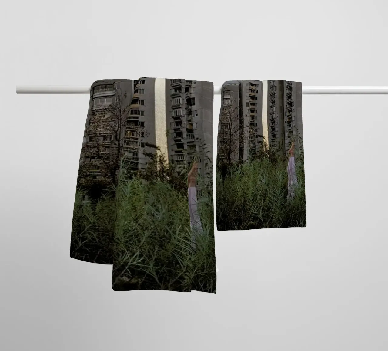 Ljubljana #4 towel by The Urban Yoga