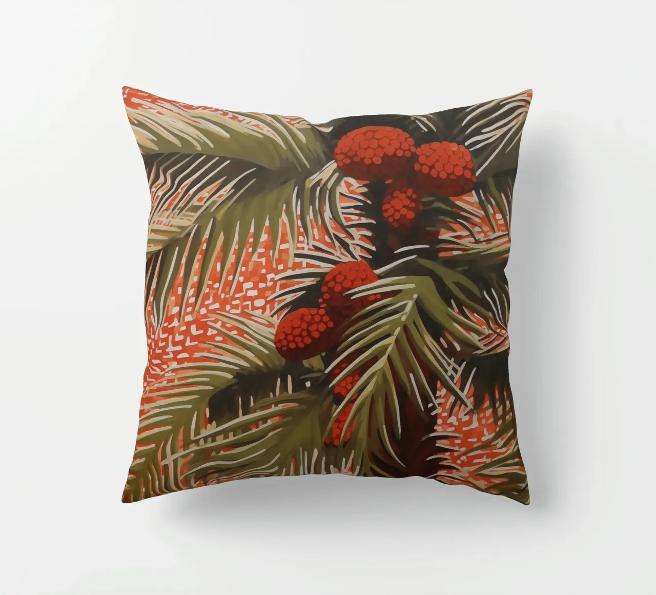Giardino di palme con cocco cuscino da Carinaprint