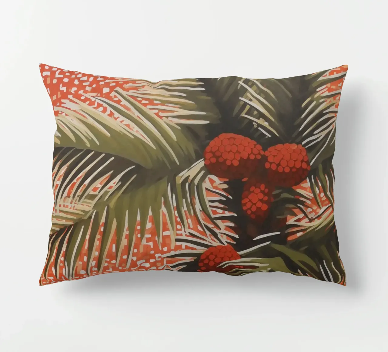 Giardino di palme con cocco cuscino da Carinaprint