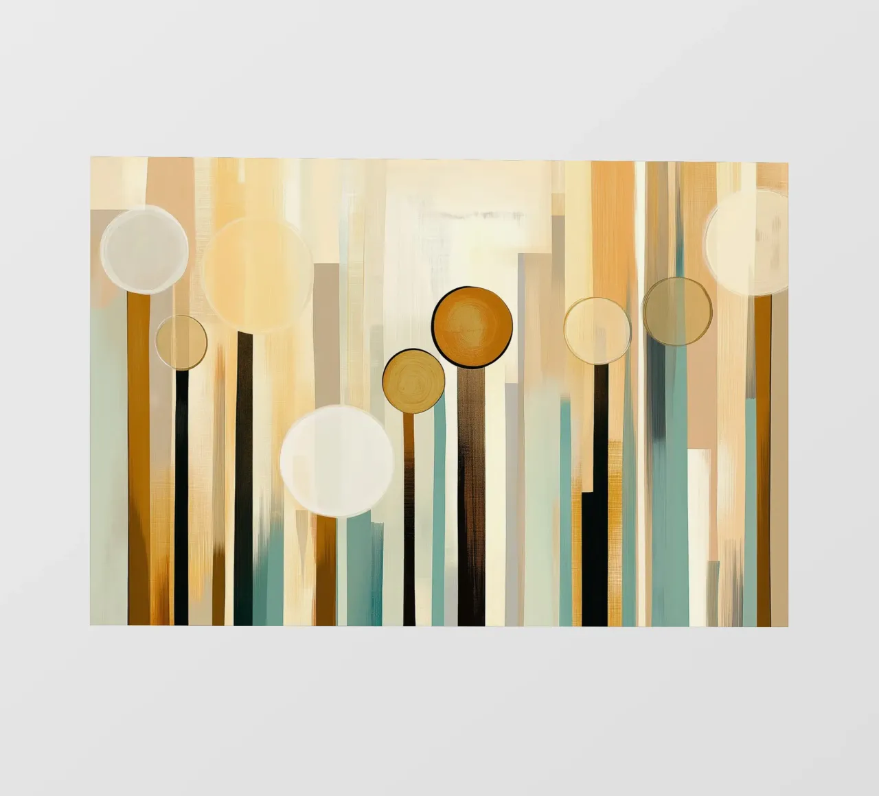 Fiori astratti telo in pvc da Imagine