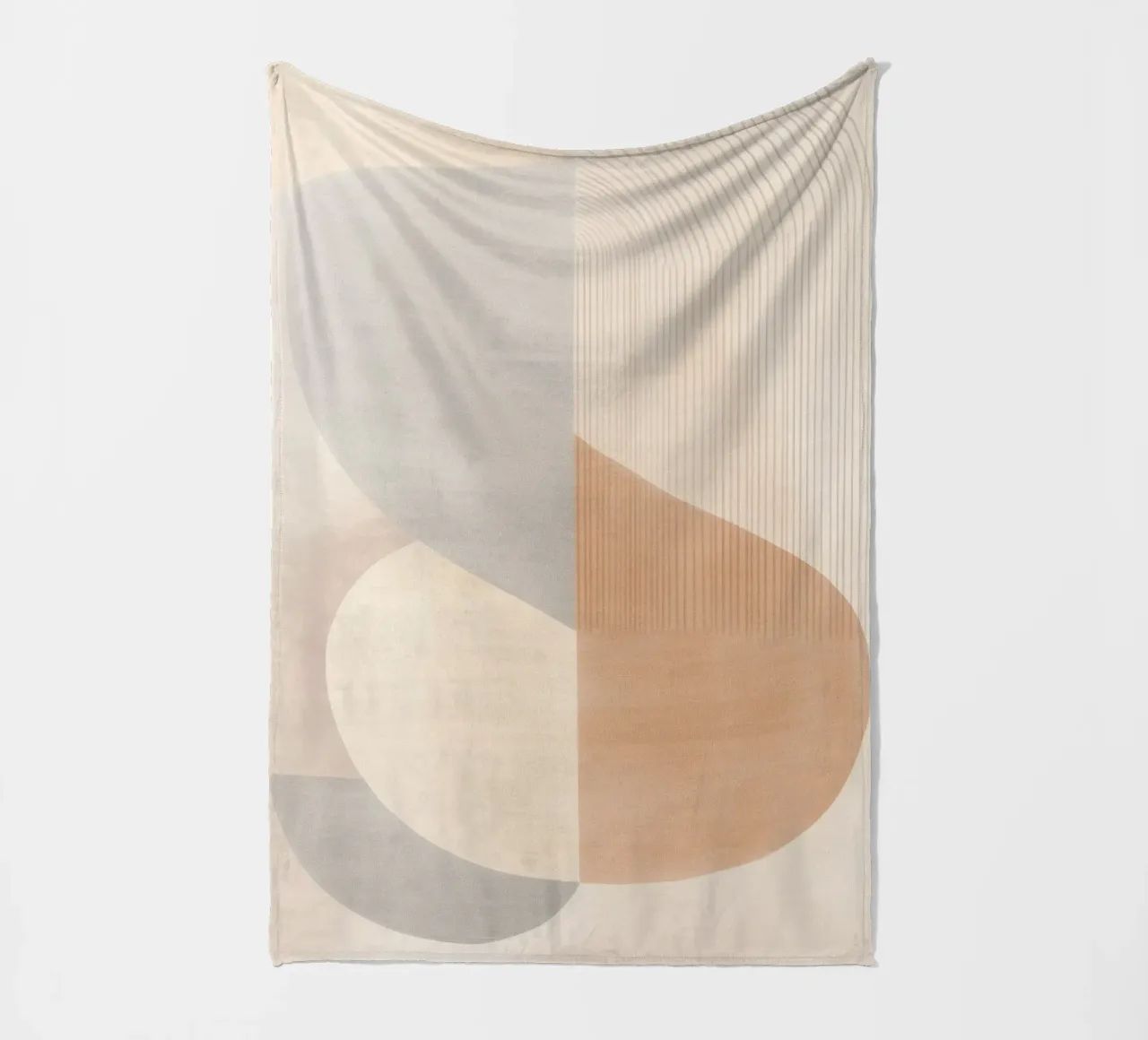 Forme astratte coperta in pile da Imagine