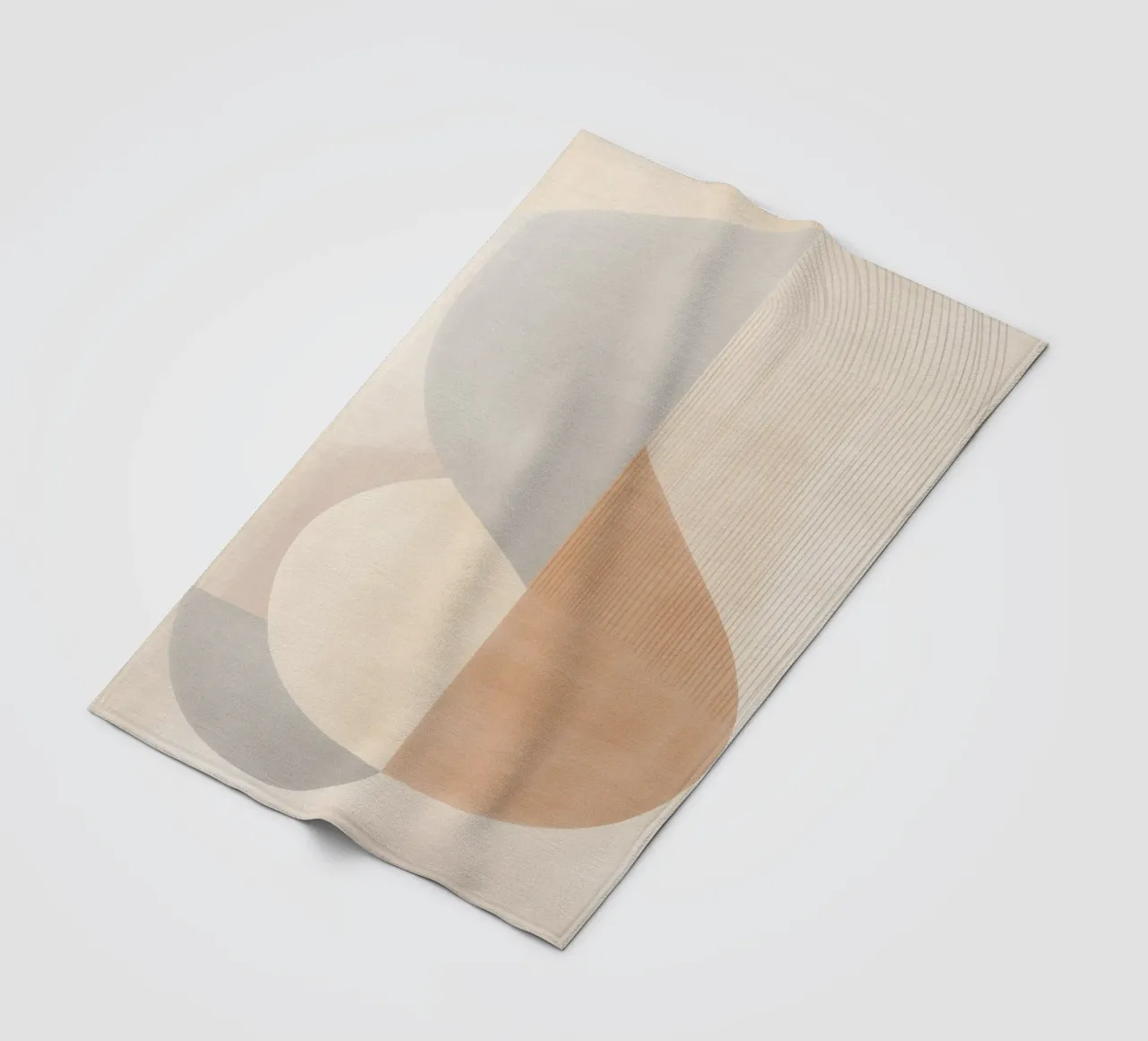 Forme astratte coperta in pile da Imagine