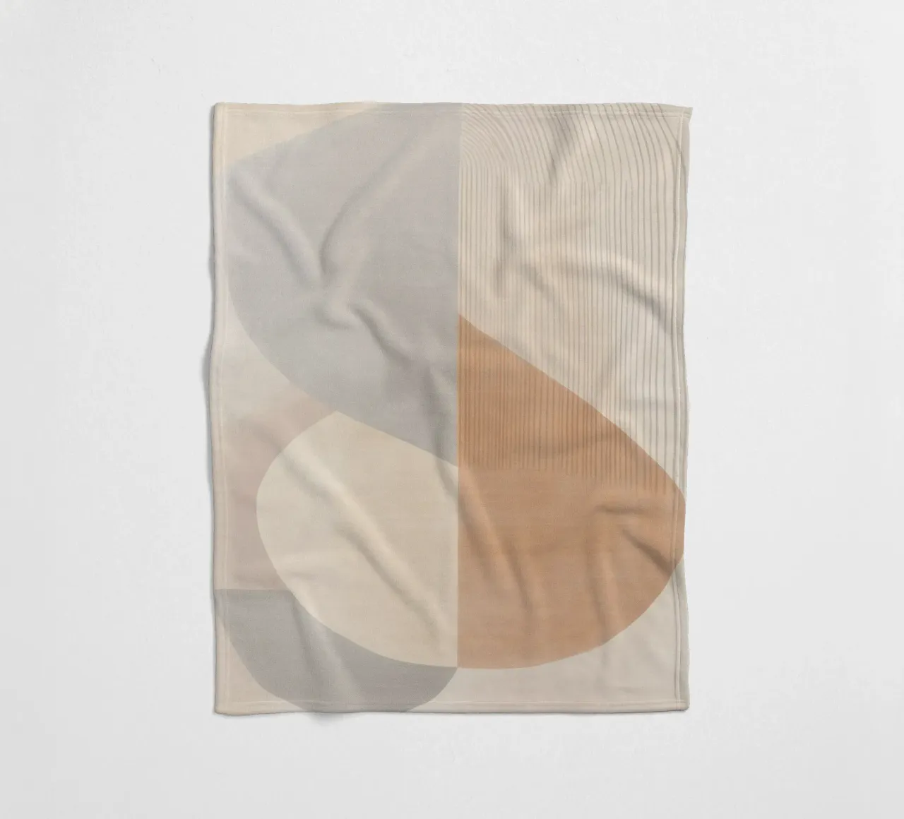 Forme astratte coperta in pile da Imagine