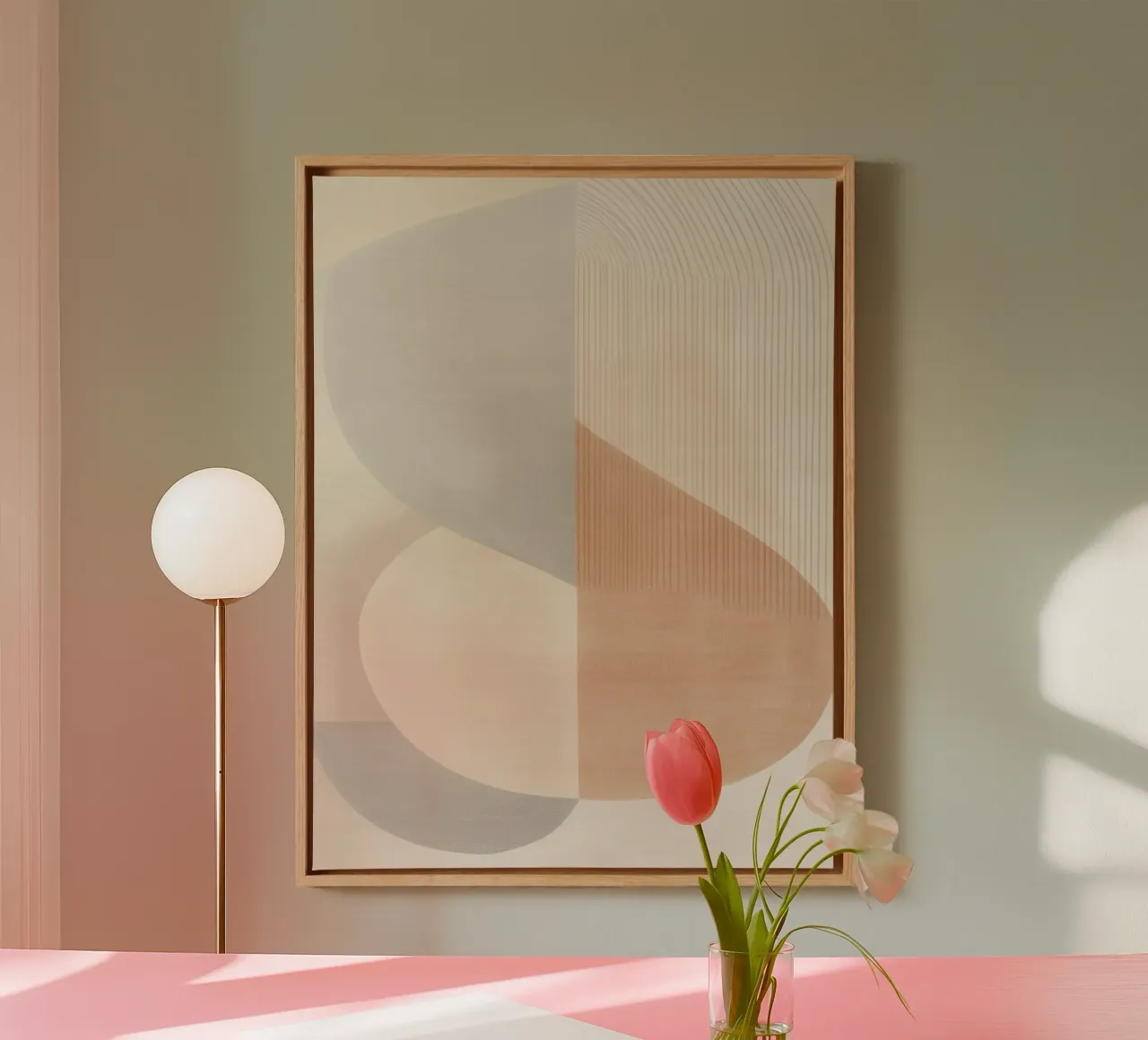 Abstract forms canvas by Imagine