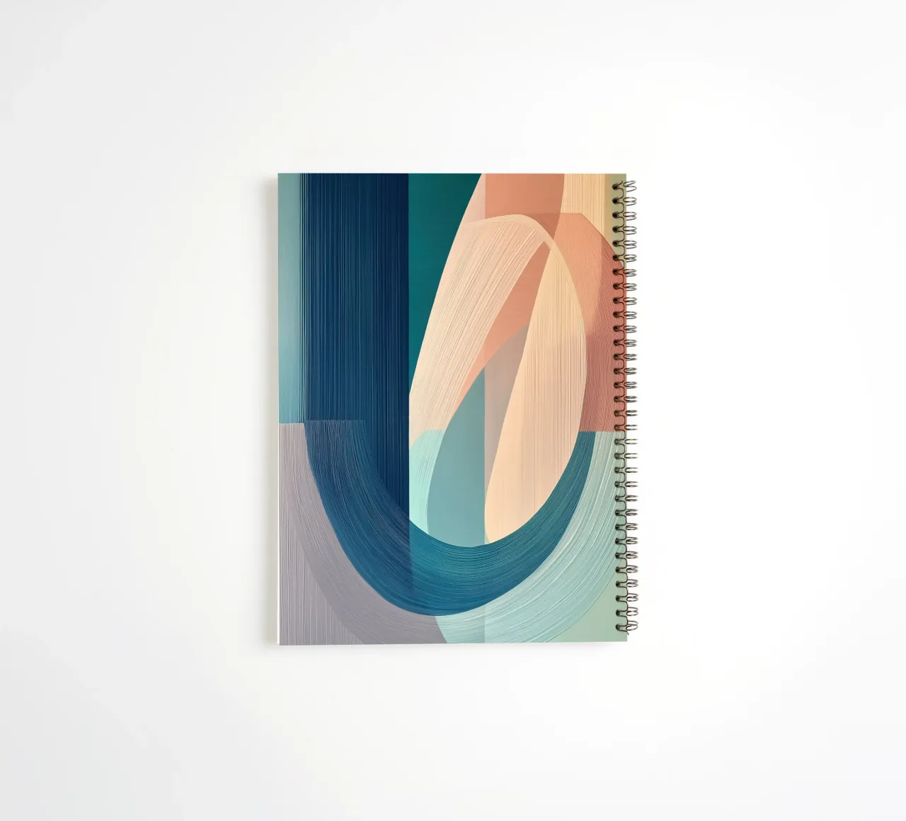 Abstract forms spiral notebook by Imagine