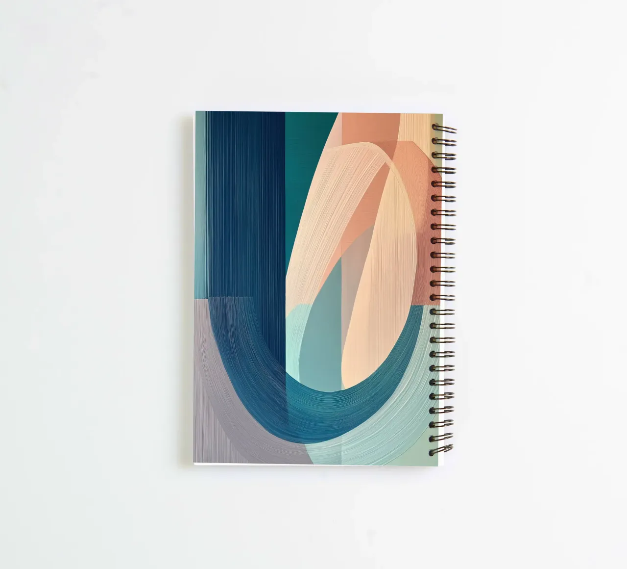 Abstract forms spiral notebook by Imagine