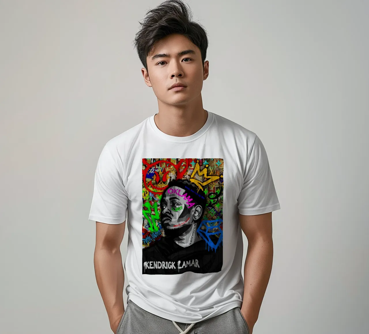 Pop art kendrick lamar t-shirt da FreeArtStudio