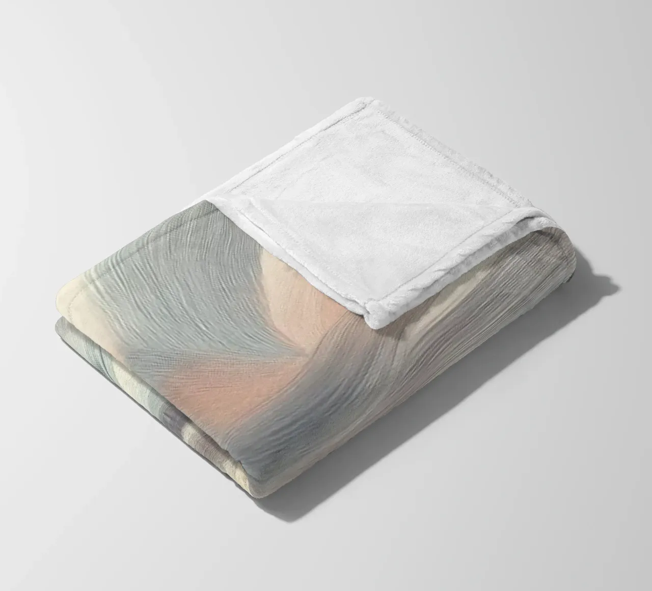 Astratto in colori tenui coperta in pile da Imagine