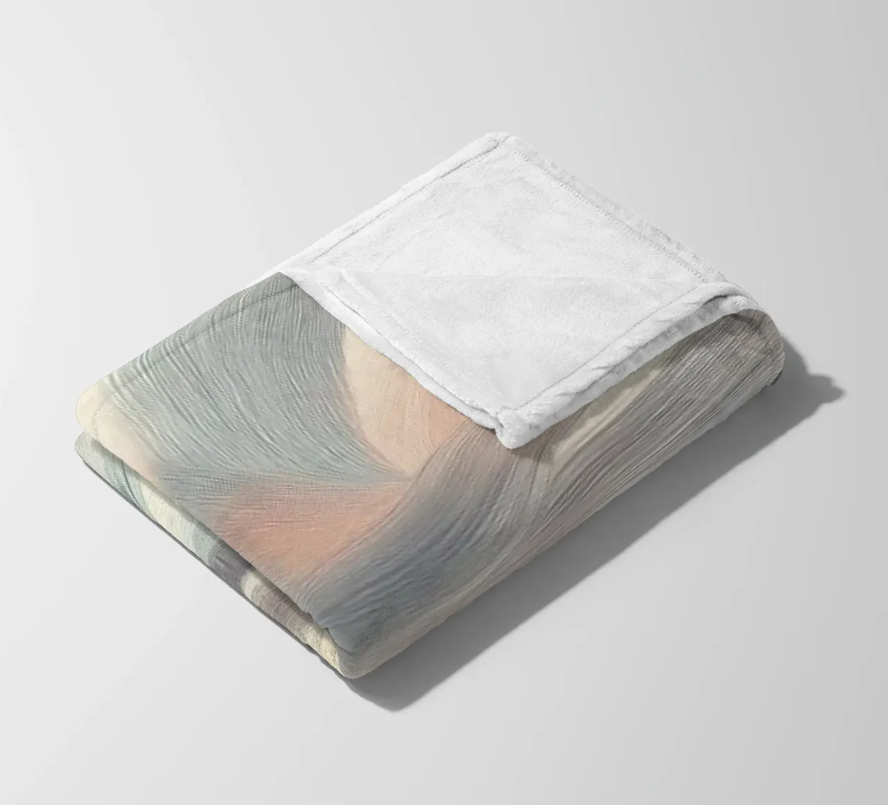 Astratto in colori tenui coperta in pile da Imagine