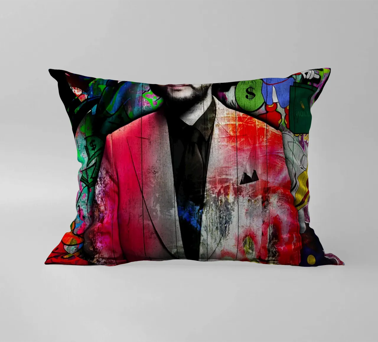 Pop art the weeknd cuscino da FreeArtStudio