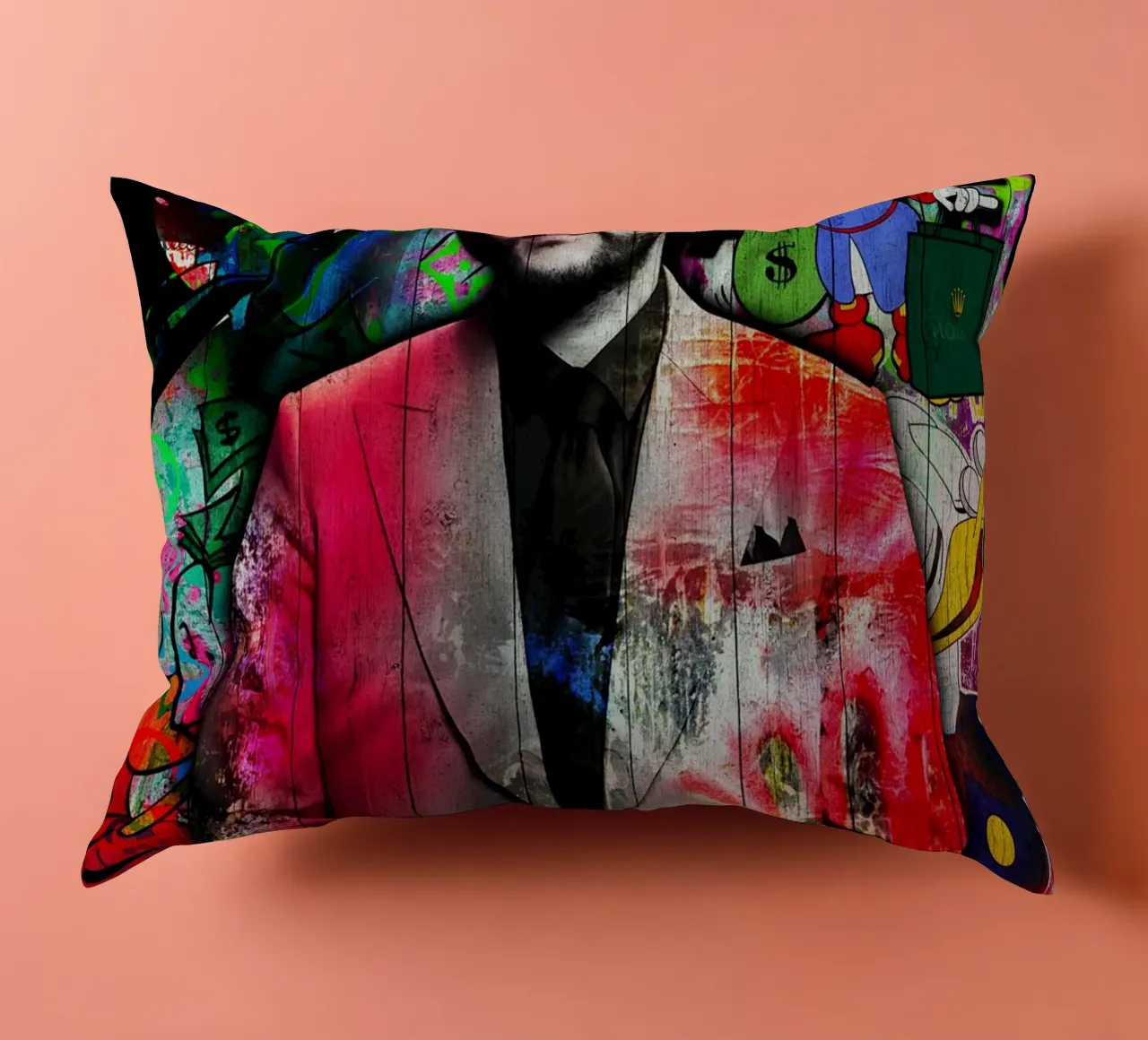 Pop art the weeknd cuscino da FreeArtStudio