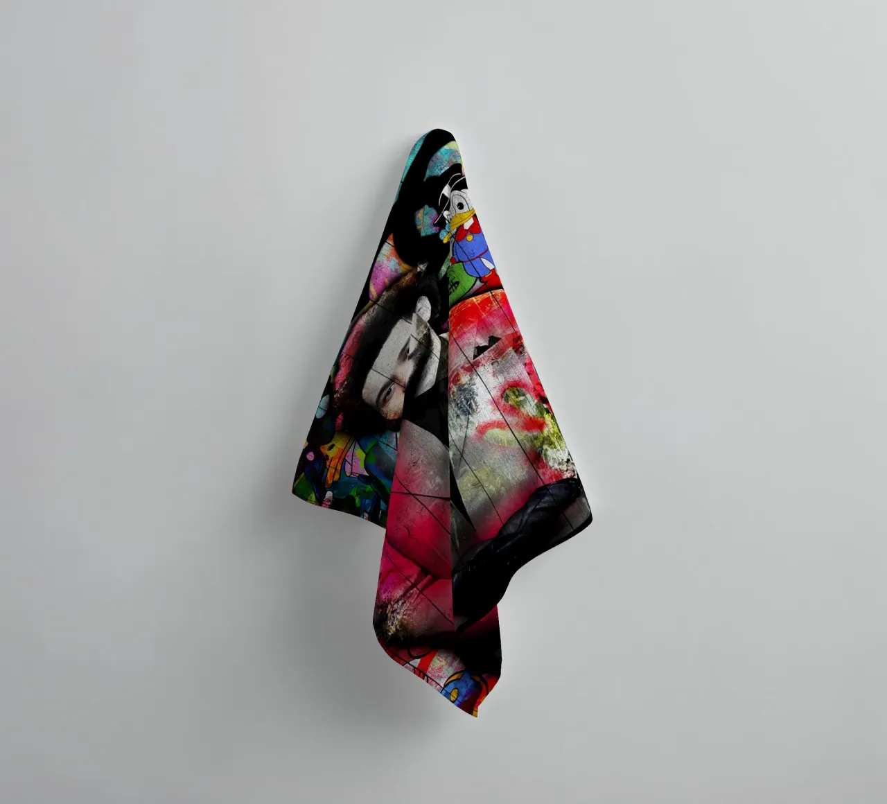 Pop art the weeknd asciugamano da bagno da FreeArtStudio