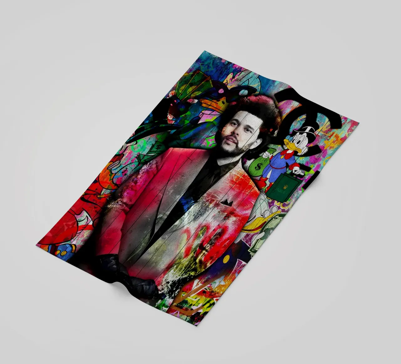 Pop art the weeknd telo mare da FreeArtStudio