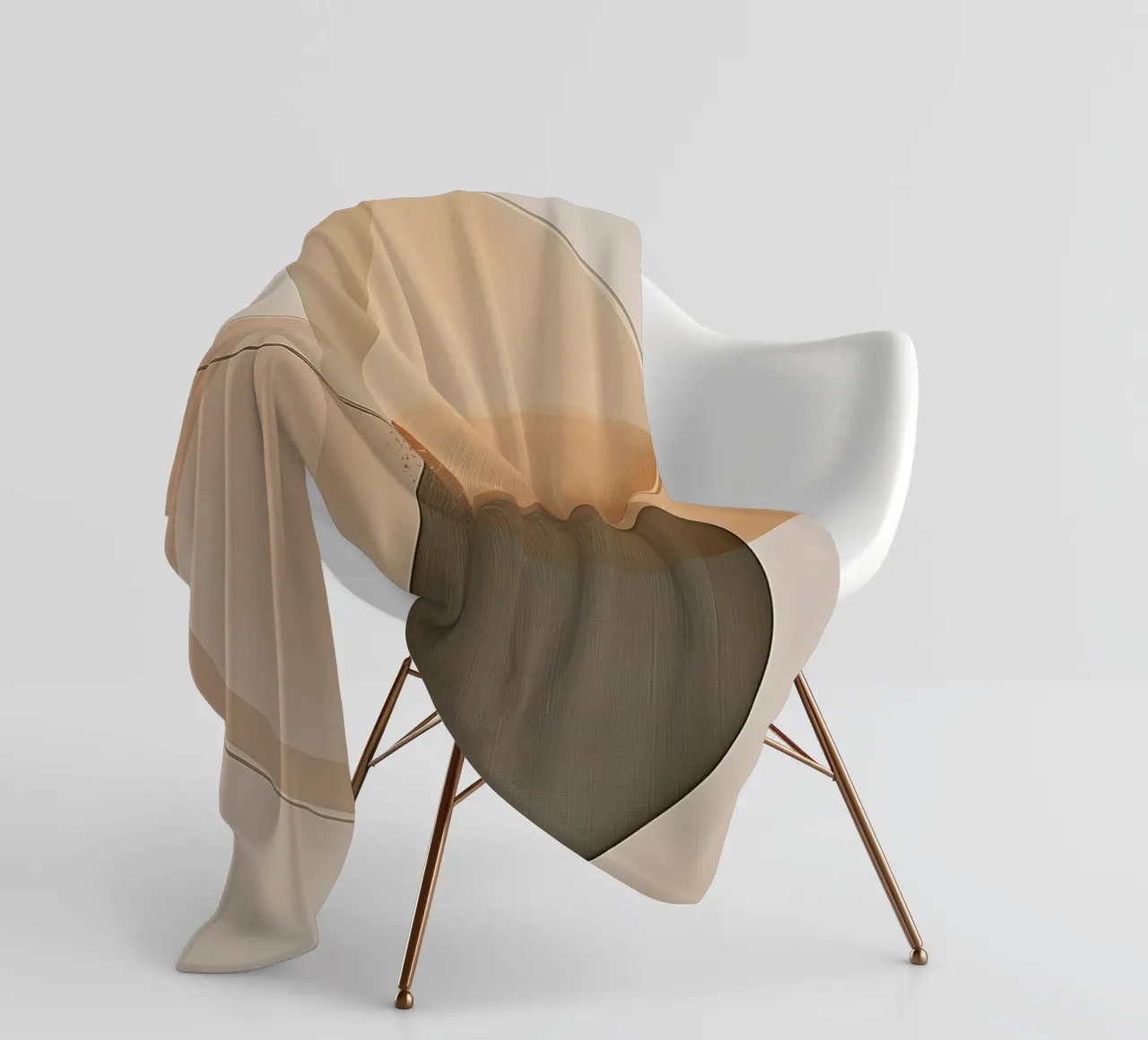 Abstract round shapes fleece blanket by Imagine