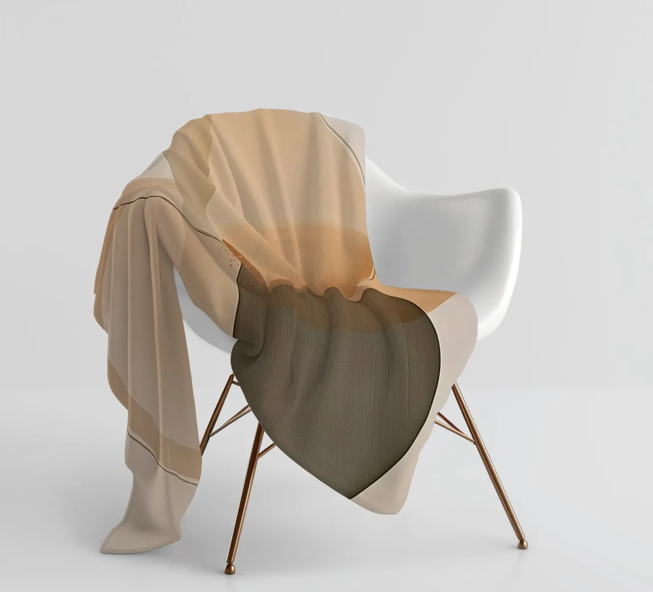Abstract round shapes fleece blanket by Imagine