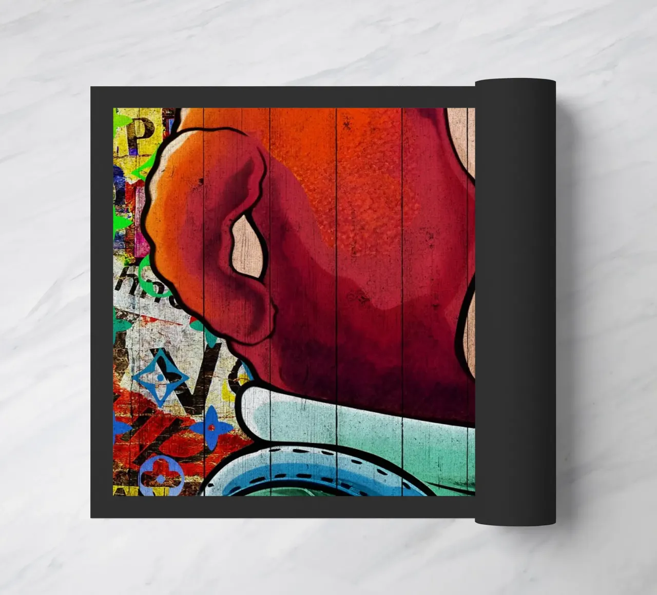Pop Art Awkward Funny Monkey Meme zerbino da FreeArtStudio