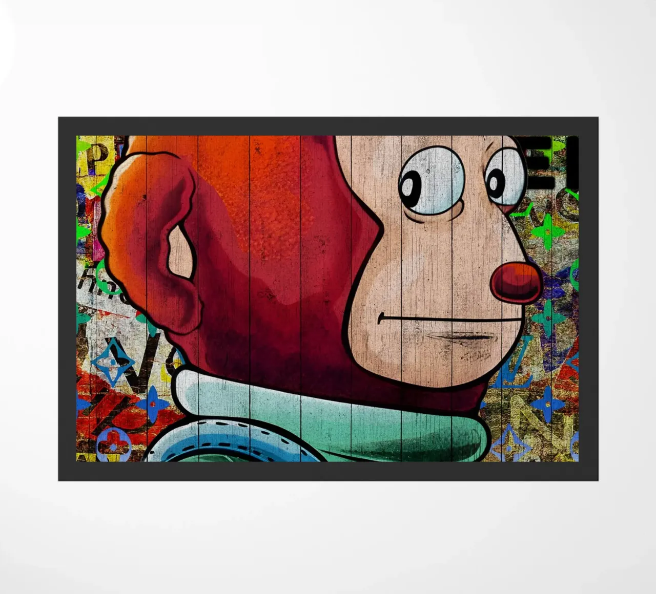 Pop Art Awkward Funny Monkey Meme zerbino da FreeArtStudio