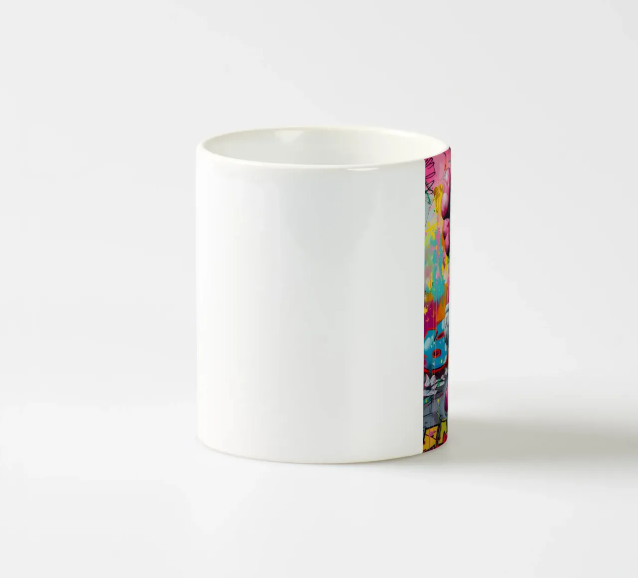 Pop art Kaws tazza in ceramica da FreeArtStudio