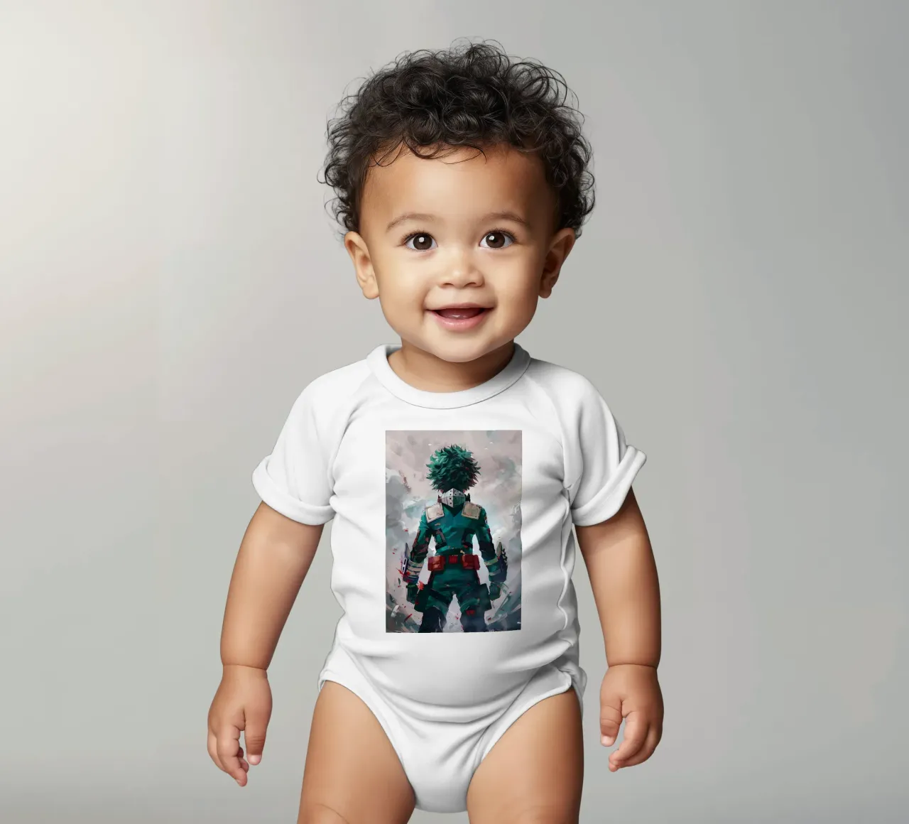 Midoriya Izuku From My Hero Academia body neonato maniche corte da CreativeStudio