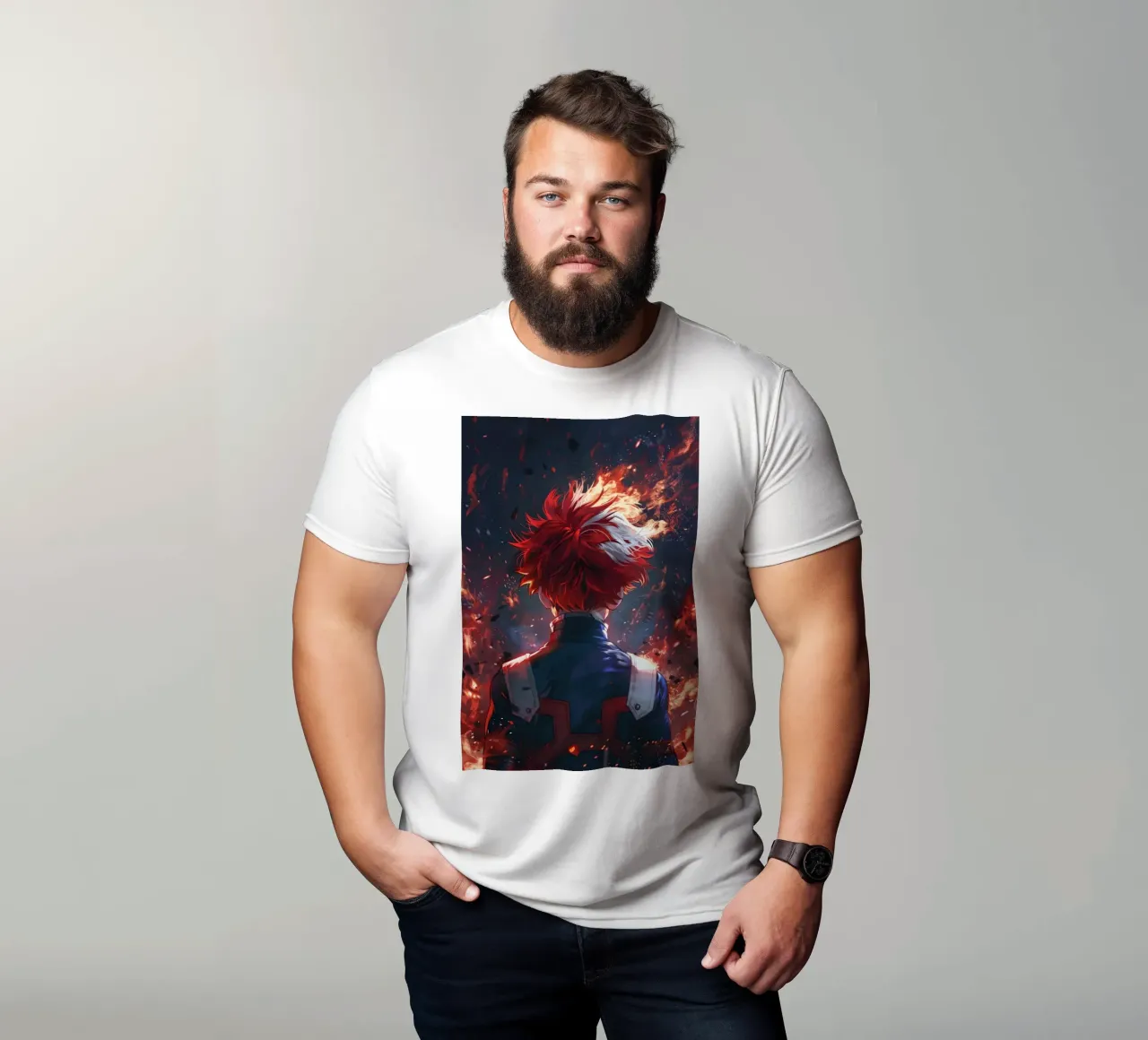 Shoto Todoroki From My Hero Academia t-shirt da CreativeStudio