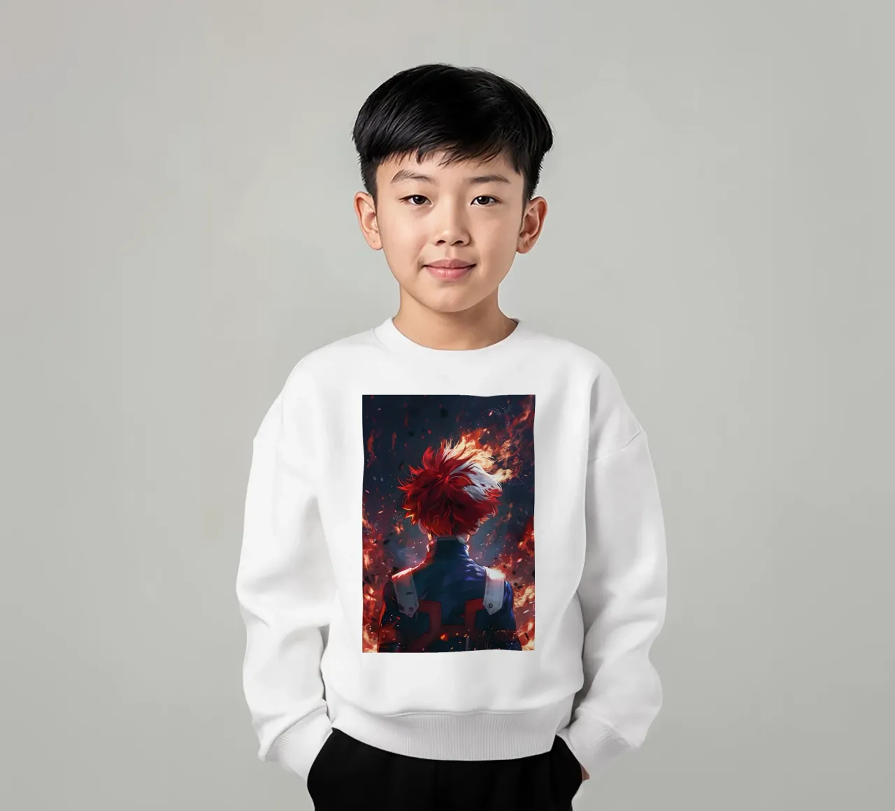 Shoto Todoroki From My Hero Academia felpa bambino da CreativeStudio