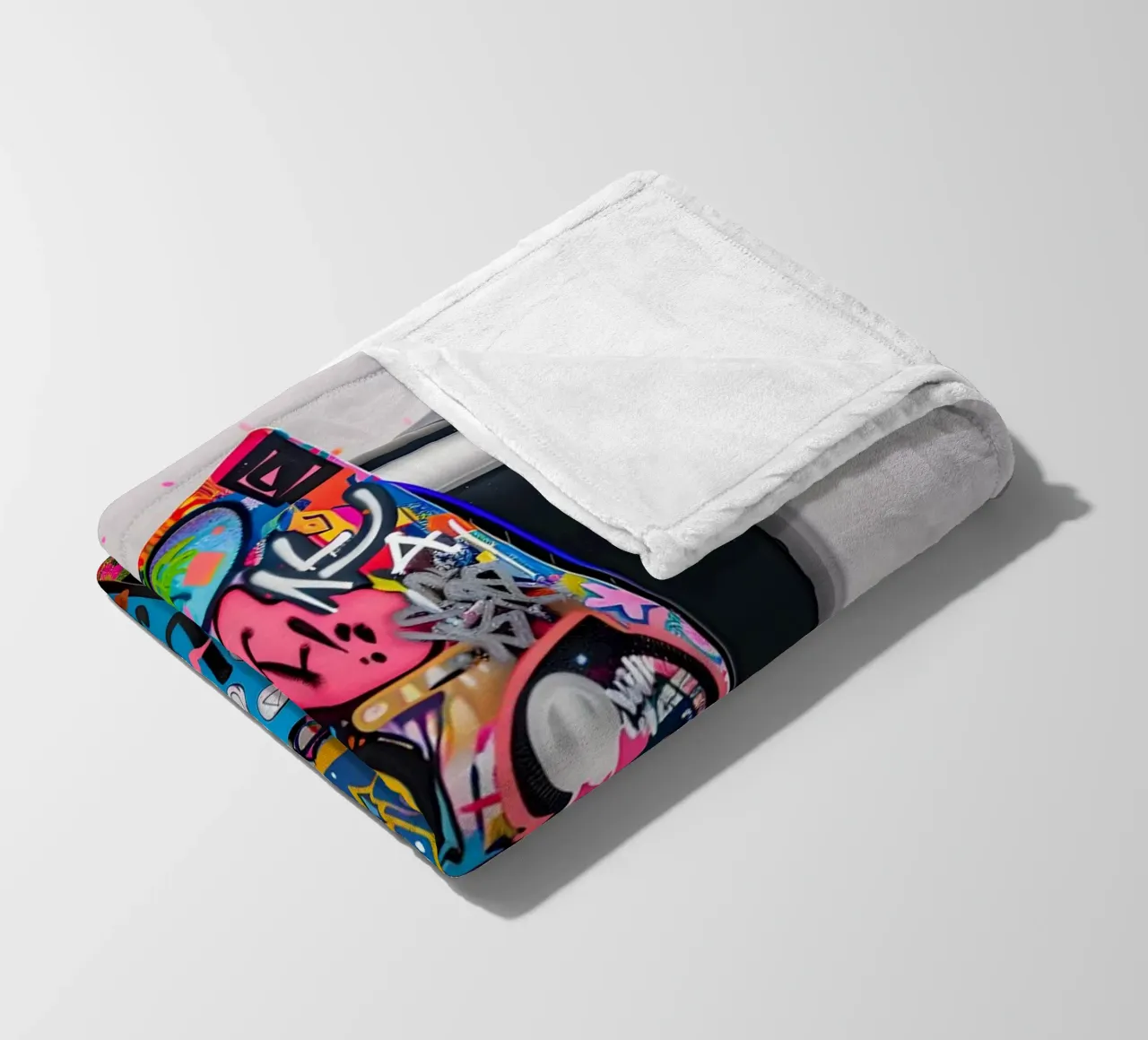 Pop art Playstation 5 console coperta in pile da FreeArtStudio