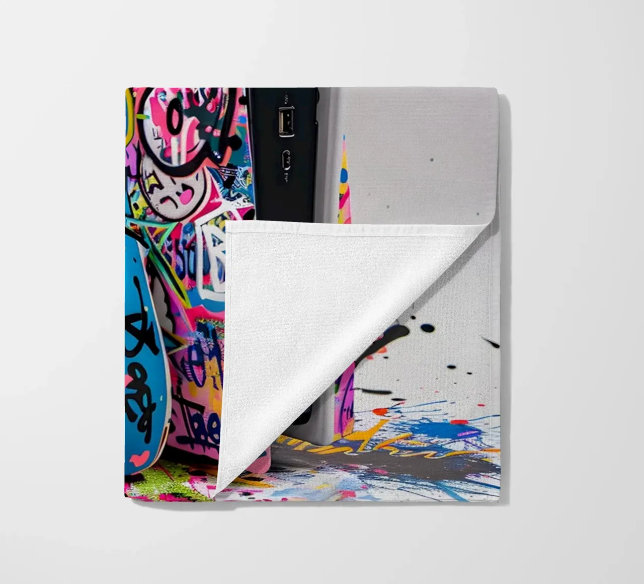 Pop art Playstation 5 console telo mare da FreeArtStudio