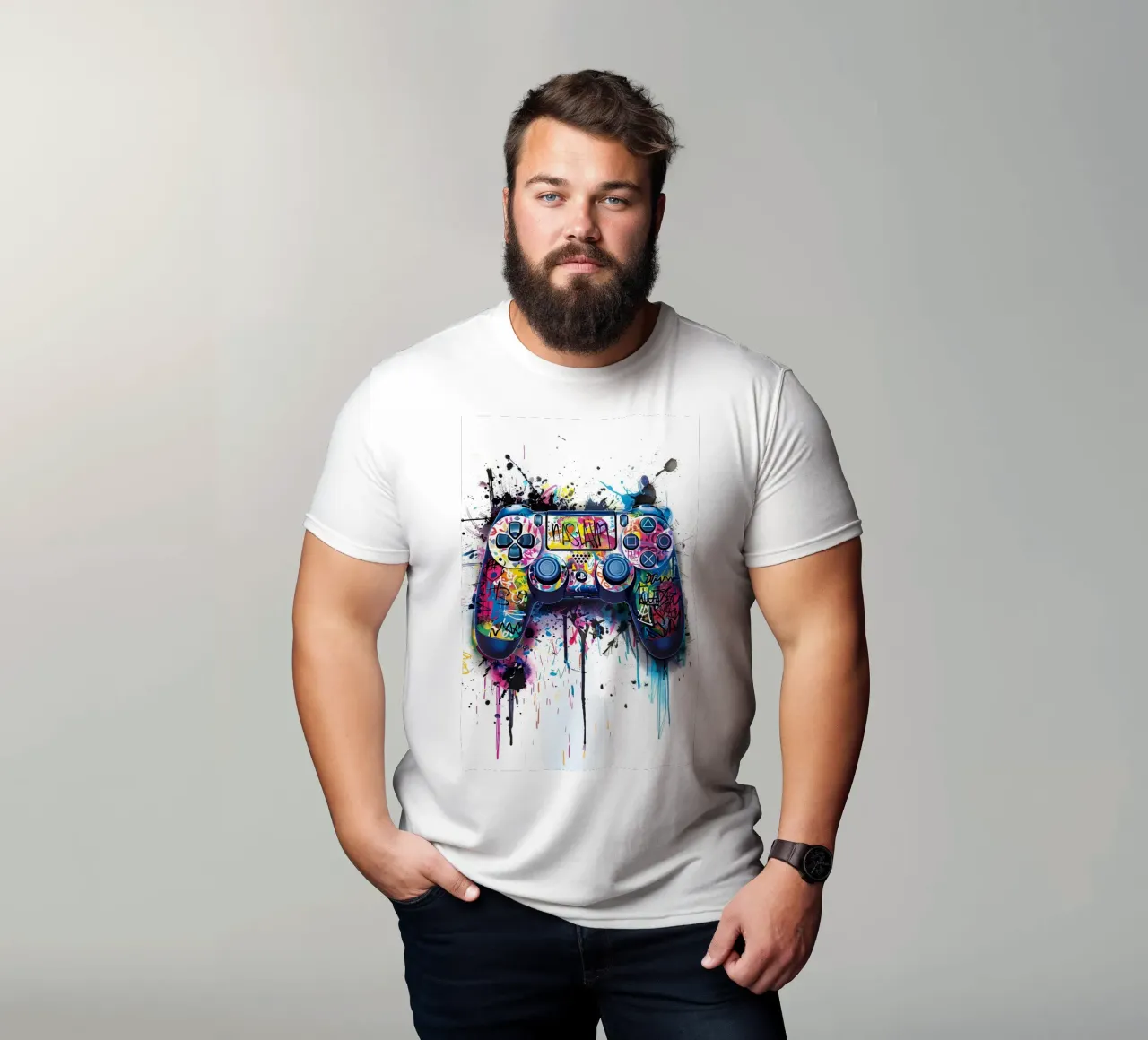 PlayStation controller t-shirt da FreeArtStudio