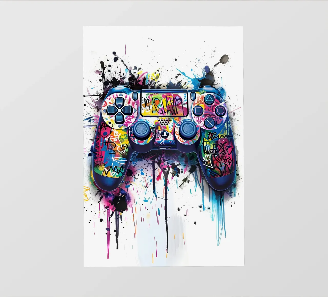 PlayStation controller lonas publicitarias de FreeArtStudio