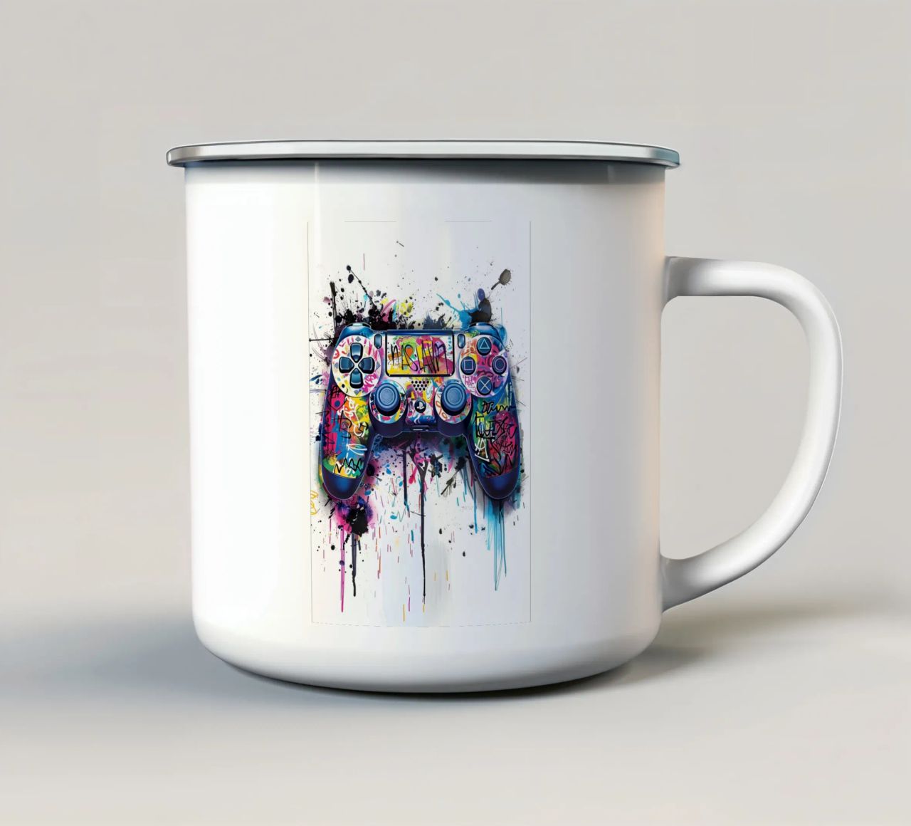 PlayStation controller tazza in smalto da FreeArtStudio