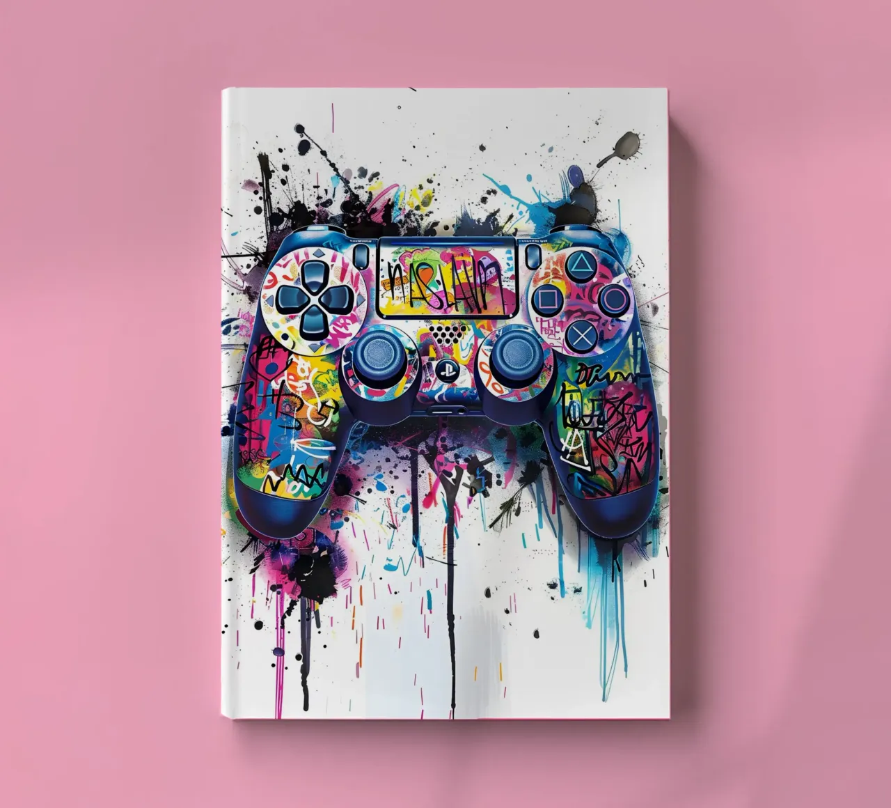 PlayStation controller notebook by FreeArtStudio