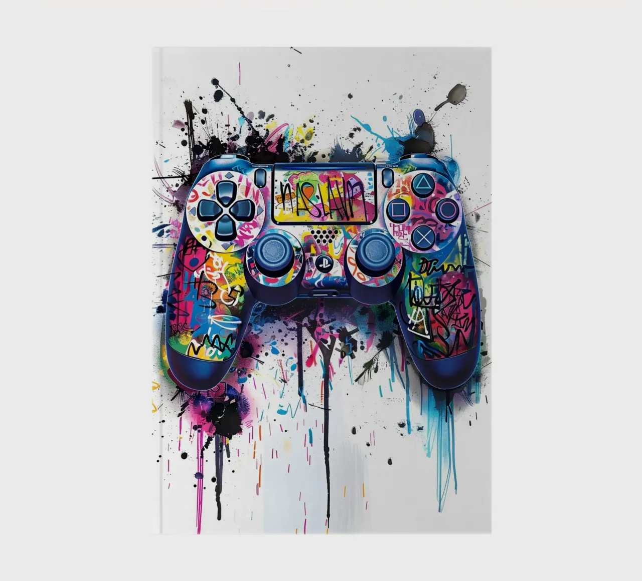 PlayStation controller notebook by FreeArtStudio
