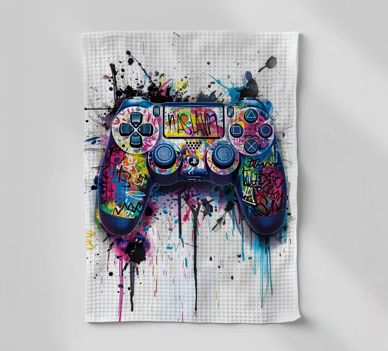 PlayStation controller canovaccio da cucina da FreeArtStudio