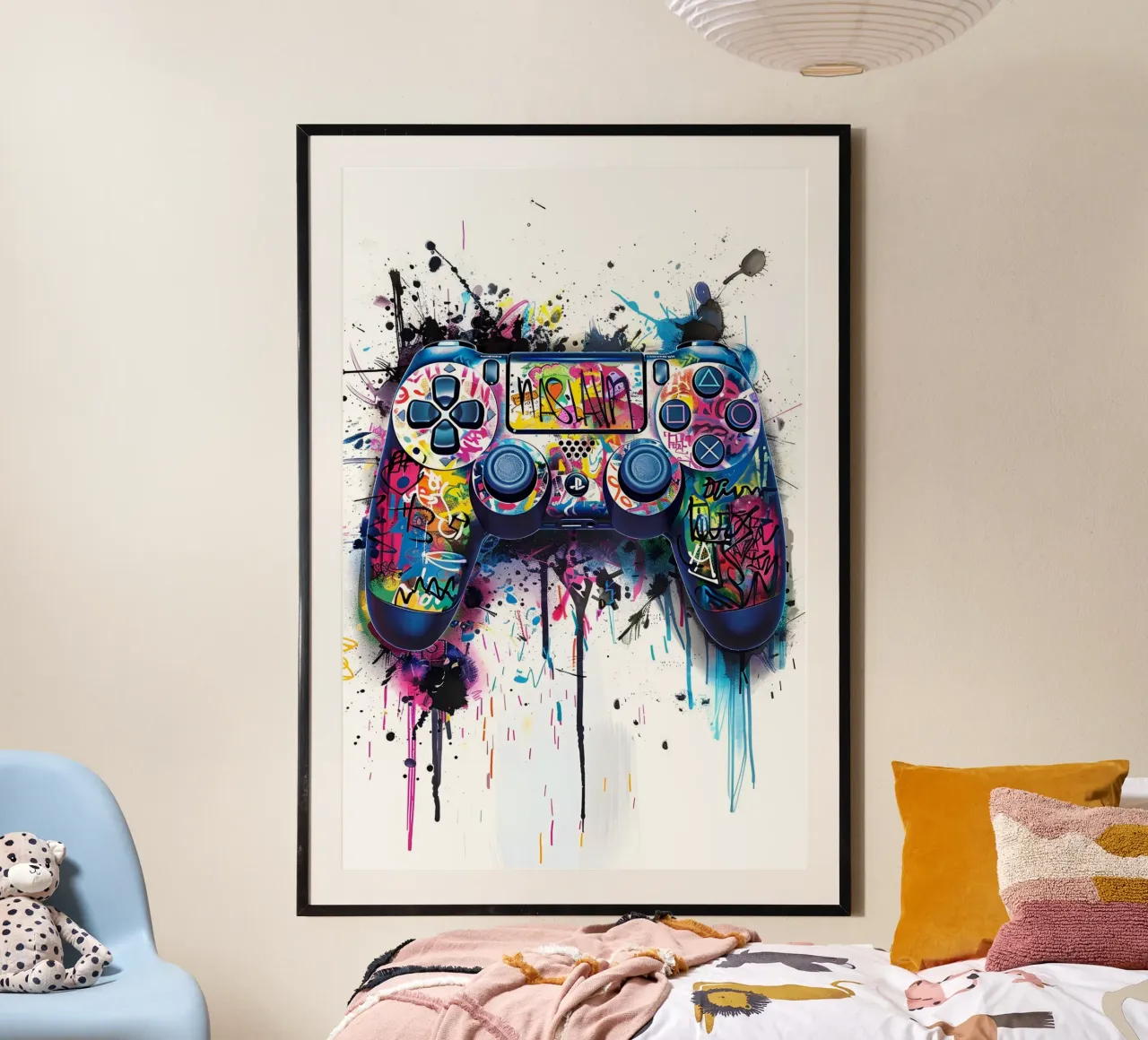 PlayStation controller carta hahnemühle da FreeArtStudio