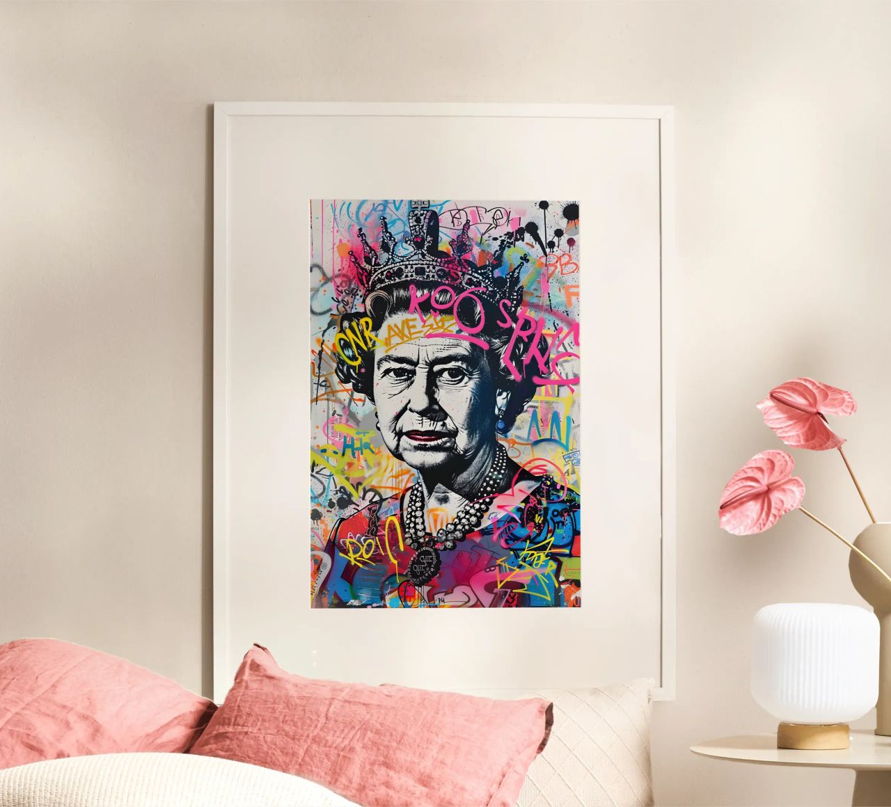 Queen Elizabeth II Poster von FreeArtStudio