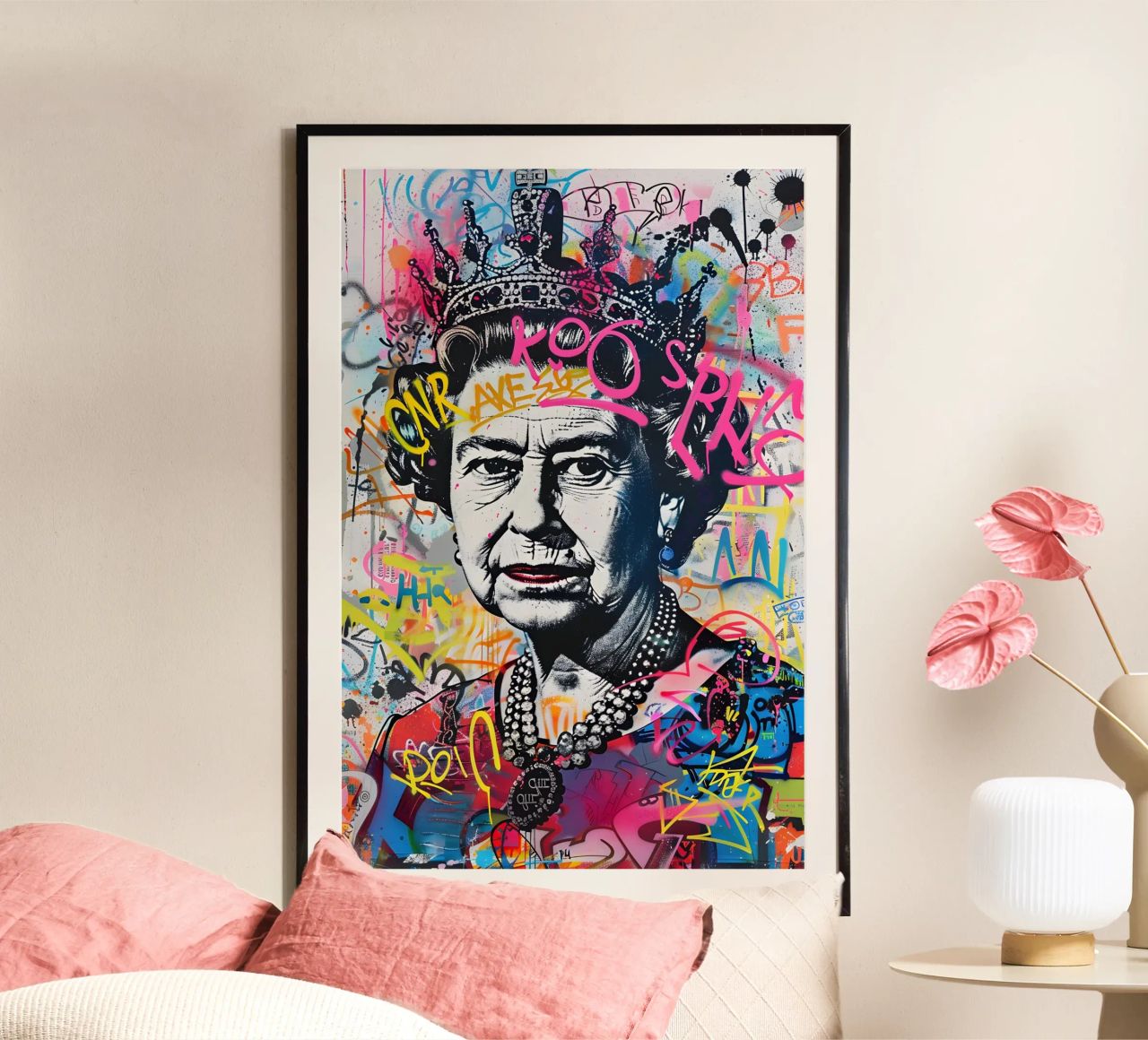 Queen Elizabeth II Poster von FreeArtStudio
